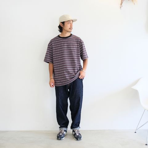 【2023.6.30(Fri) 】CALEEのボーダーTをメインに今の気分なサイズ感で