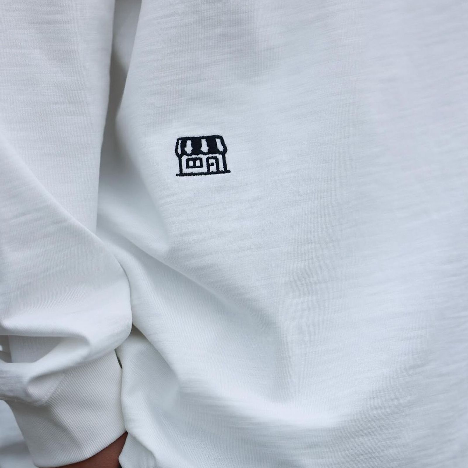 【ラスト1点 L】HOUSE LOGO L/S / ホワイト