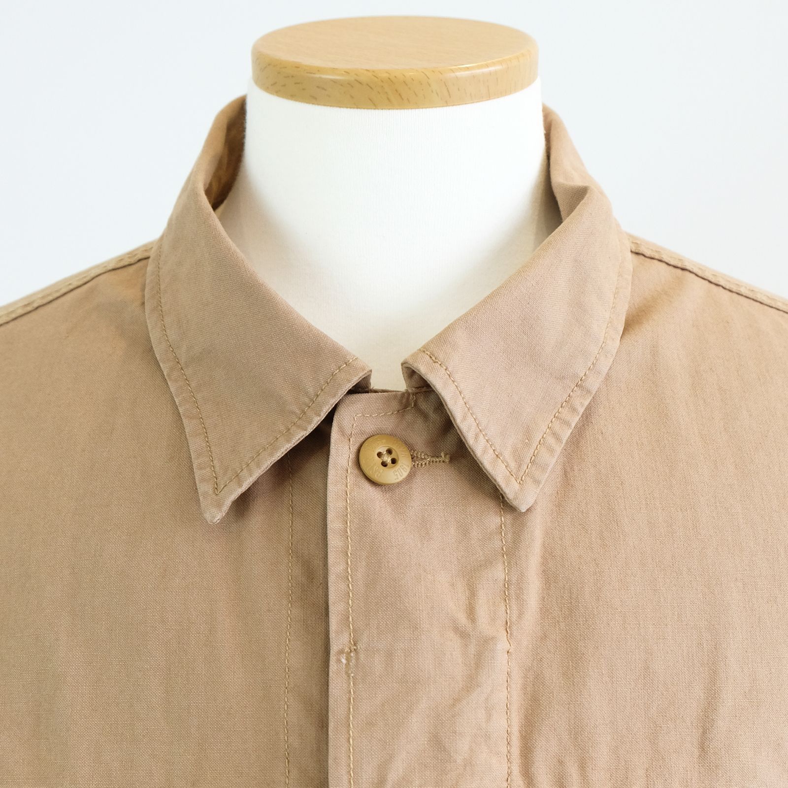 【ラスト1点 XL】stonewashed multi-pocket field jacket / カーキ