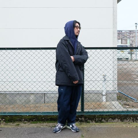 防寒性も意識したストリートカジュアルコーデ