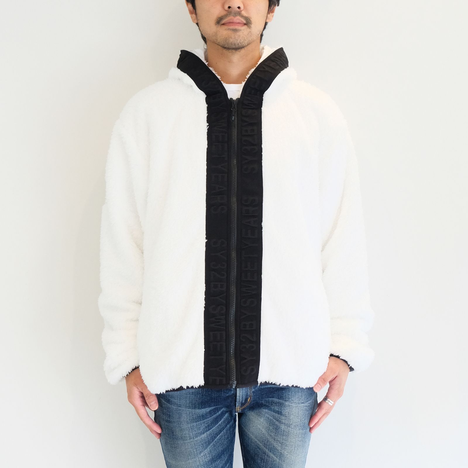 新作SY32 by SWEET YEARS boa fleece jacket-