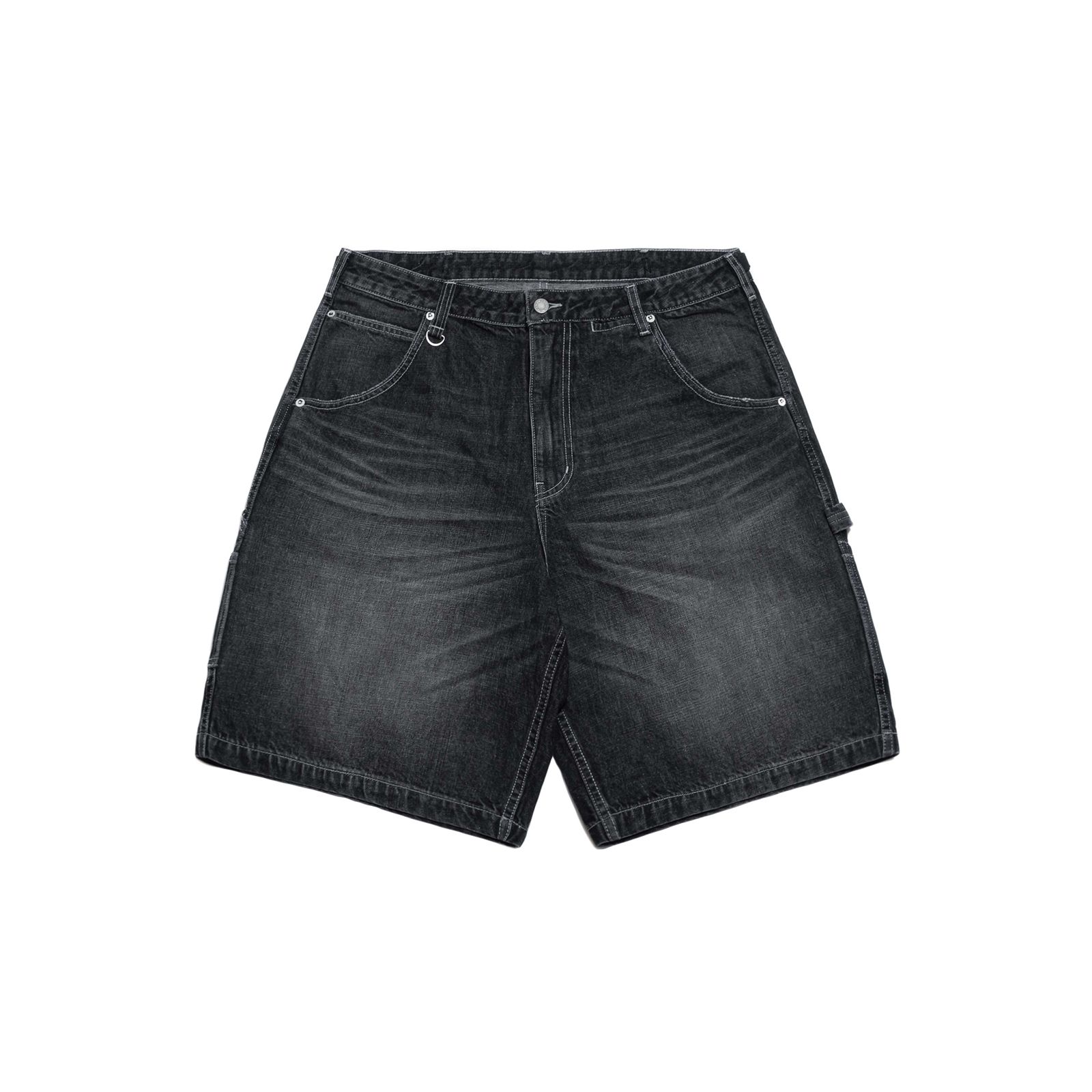 【ラスト1点 XL 】hige denim shorts / ブラック