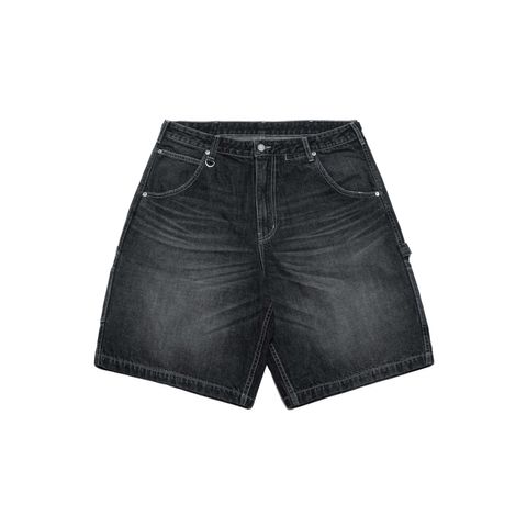 【ラスト1点 XL 】hige denim shorts / ブラック