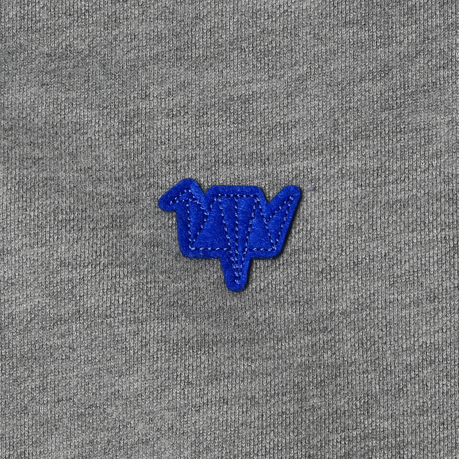 【ラスト1点 L】cotton fleece quilted crewneck / グレー
