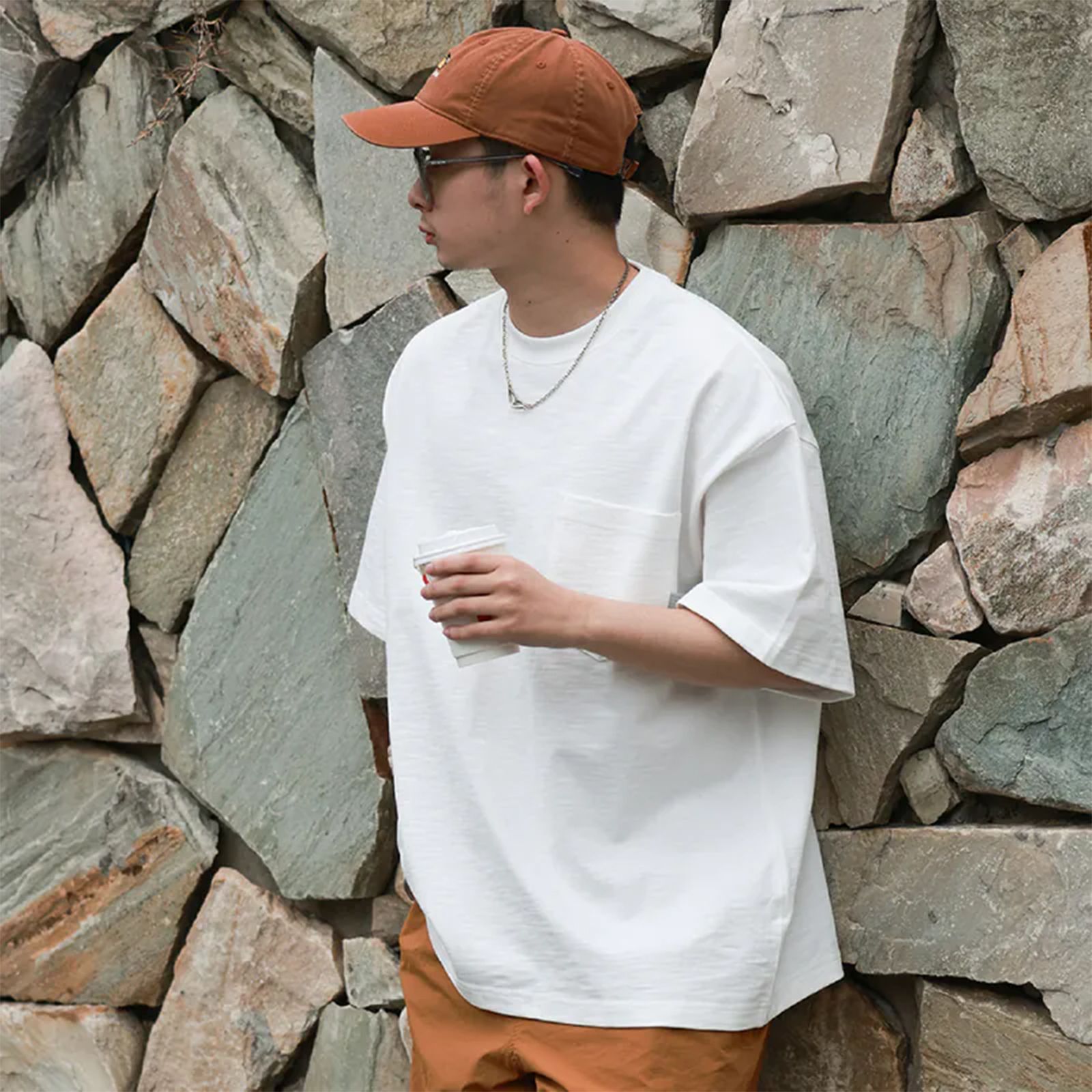 【ラスト1点 L 】Slub Basic Tee / ホワイト