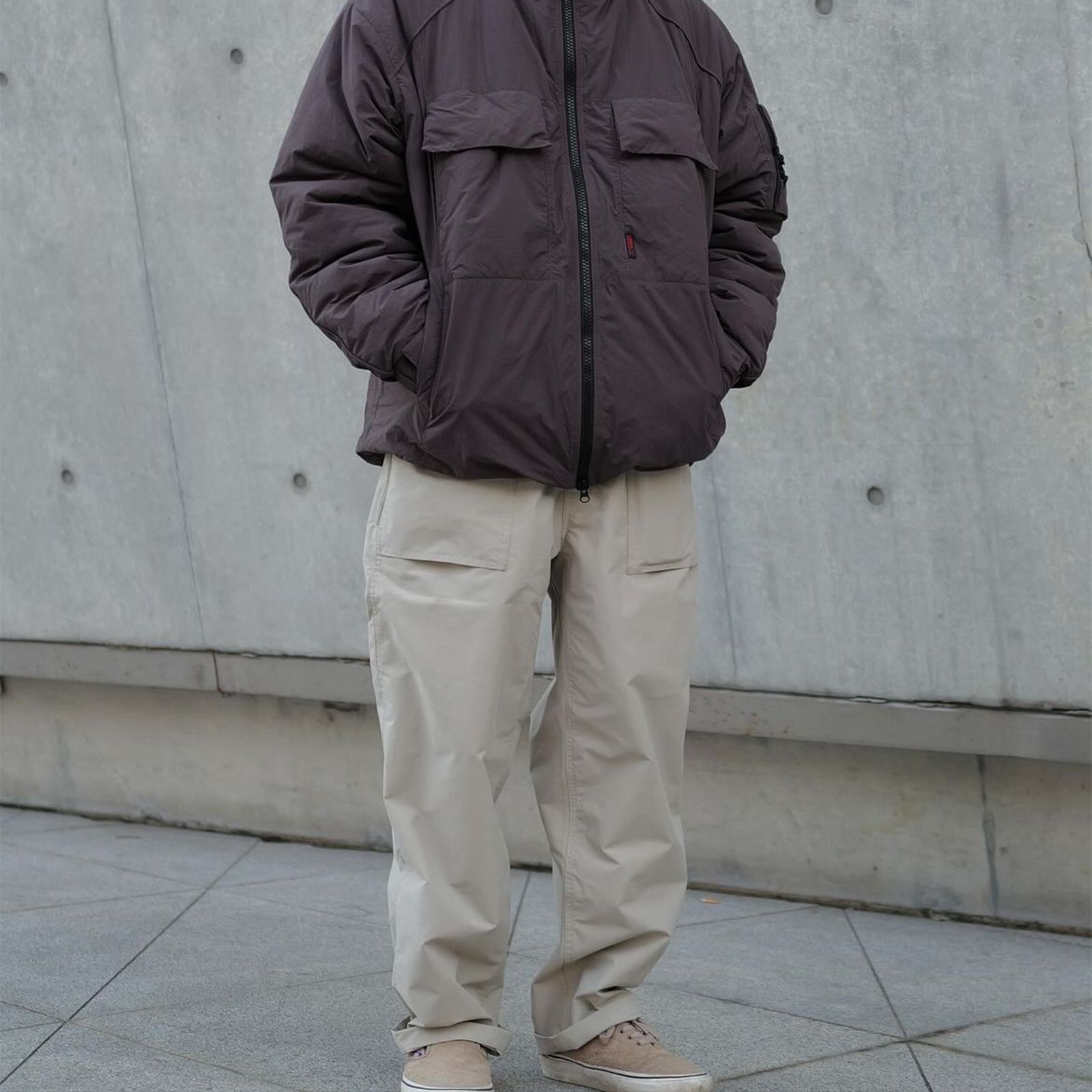 belt pants / ベージュ