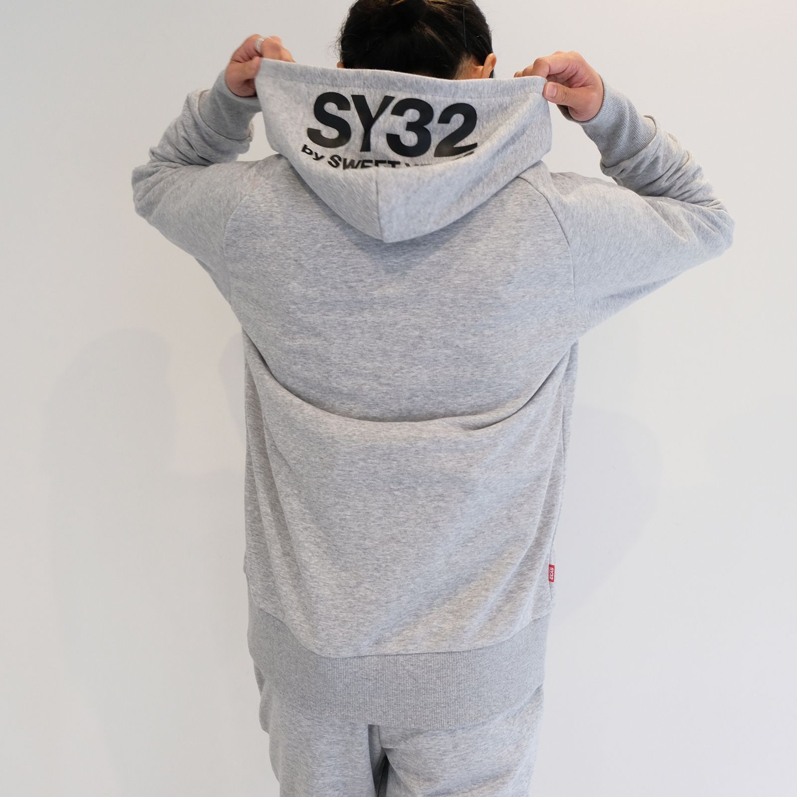 SY32 by SWEET YEARS - 【ラスト1点 M 】basic zip hoodie / グレー | Filo