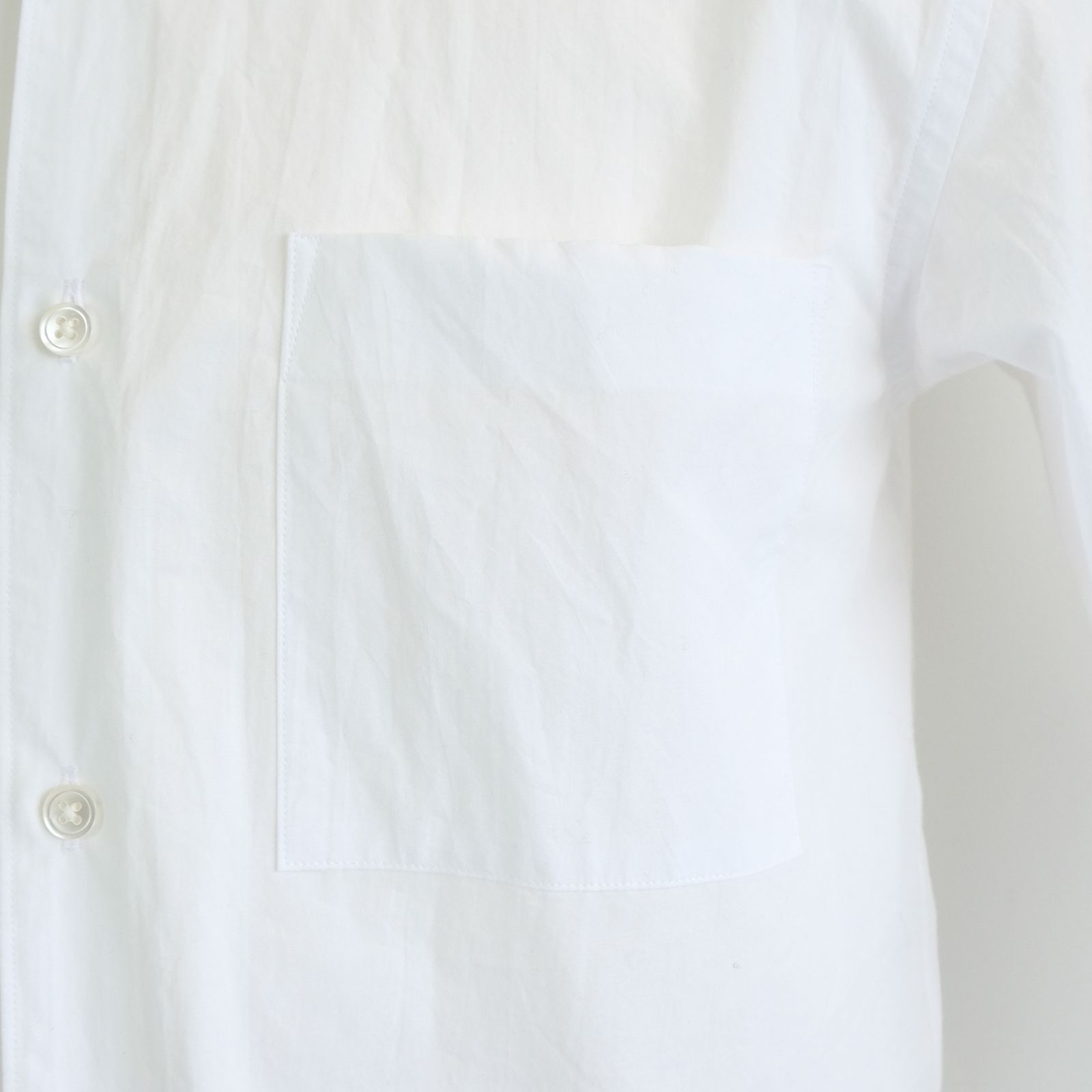 [ラスト1点 L ] コットンブロード レギュラーフィットシャツ / john regular collar shirts / ホワイト