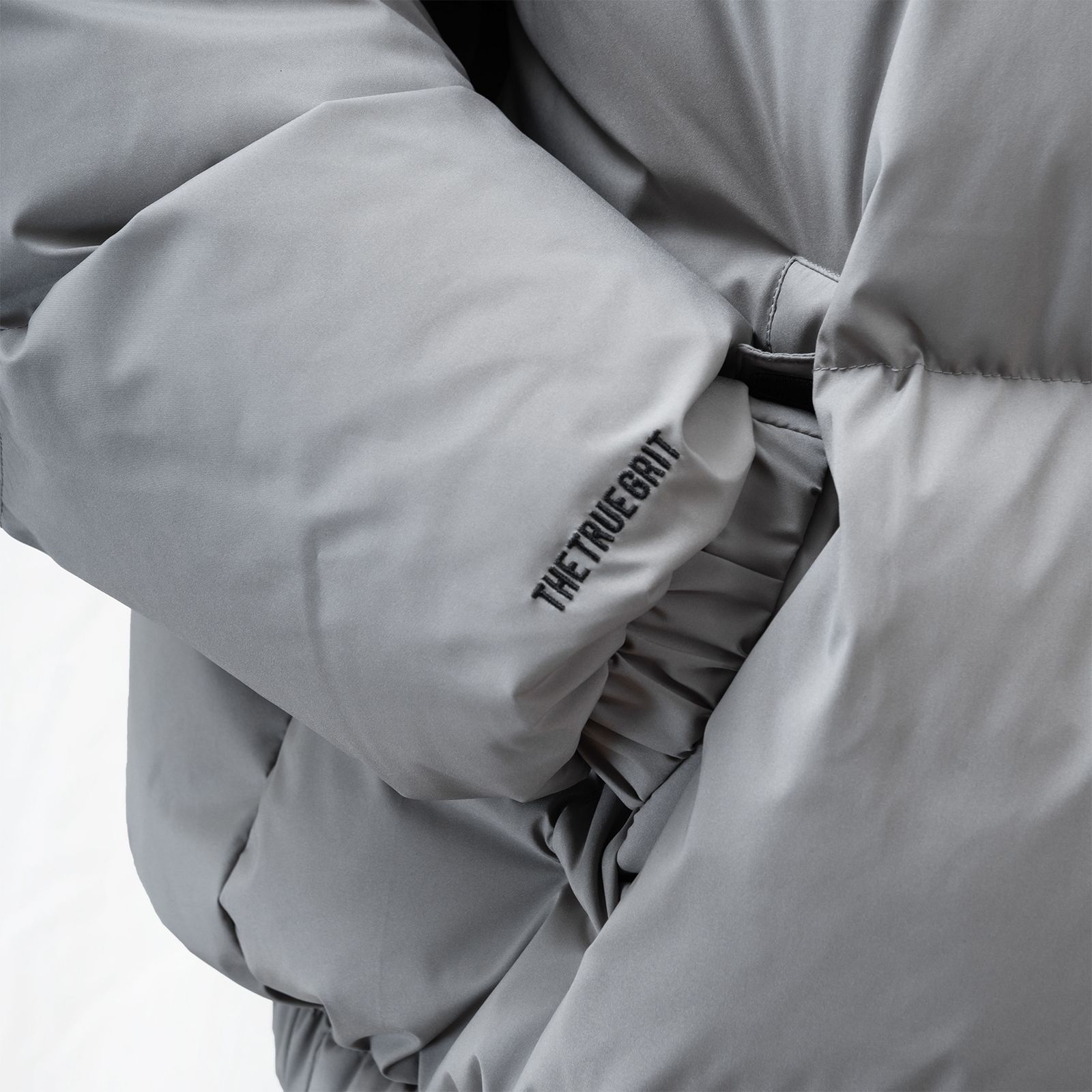 【ラスト1点 M 】water-repellent down jacket/ ライトグレー