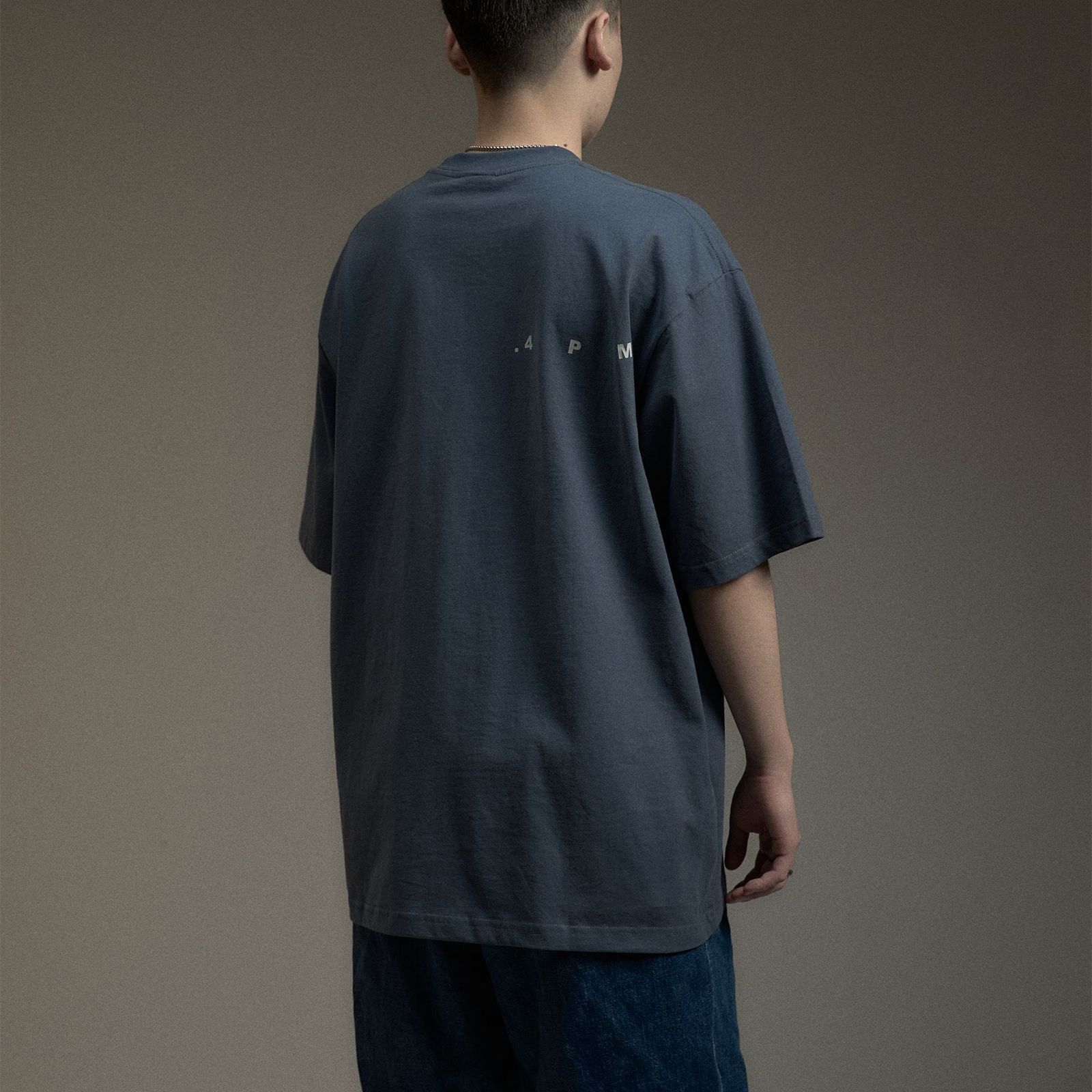 【ラスト1点 3 】Spring Logo Tee / ミッドナイトブルー