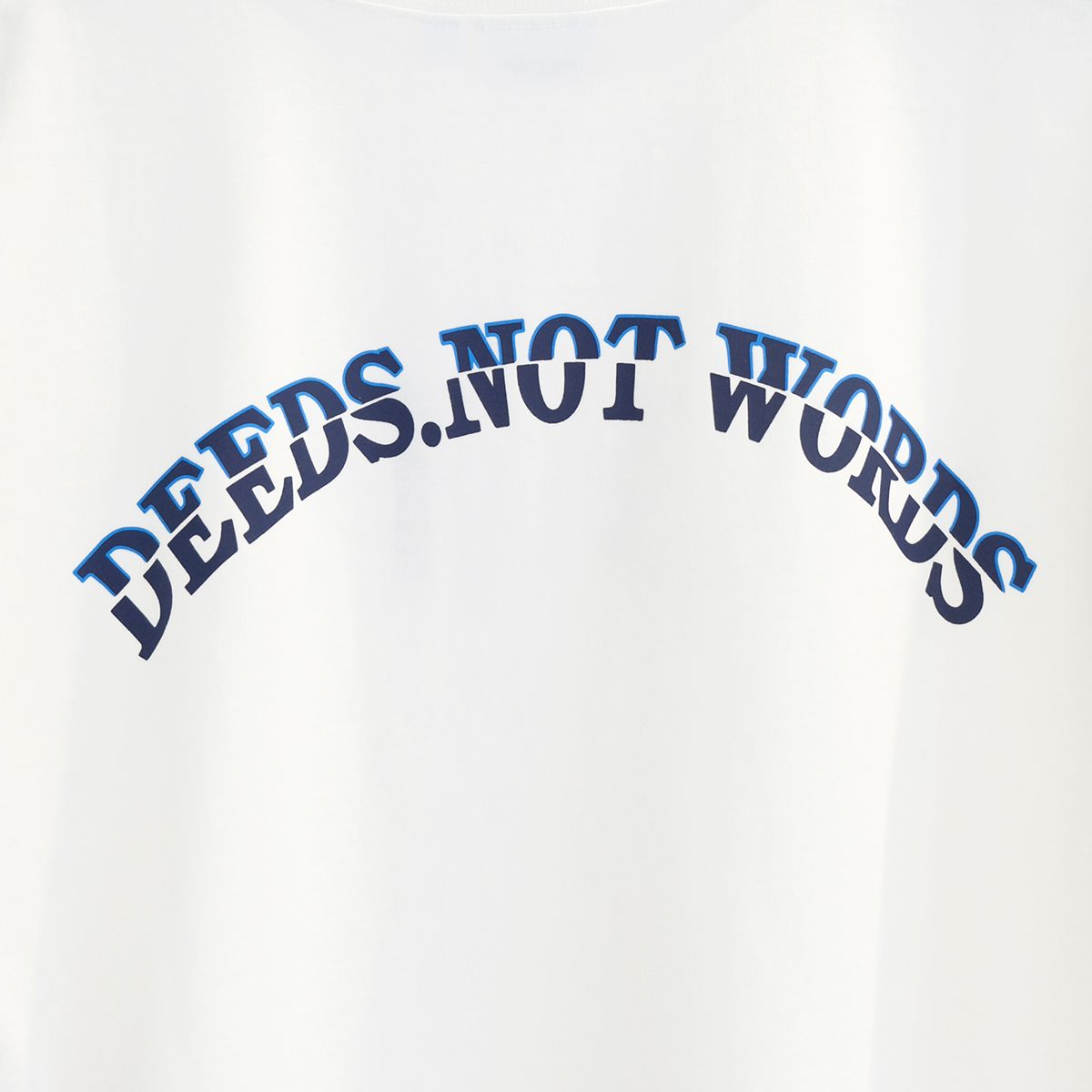 【ラスト1点 XL 】university font crewneck tee / ホワイト