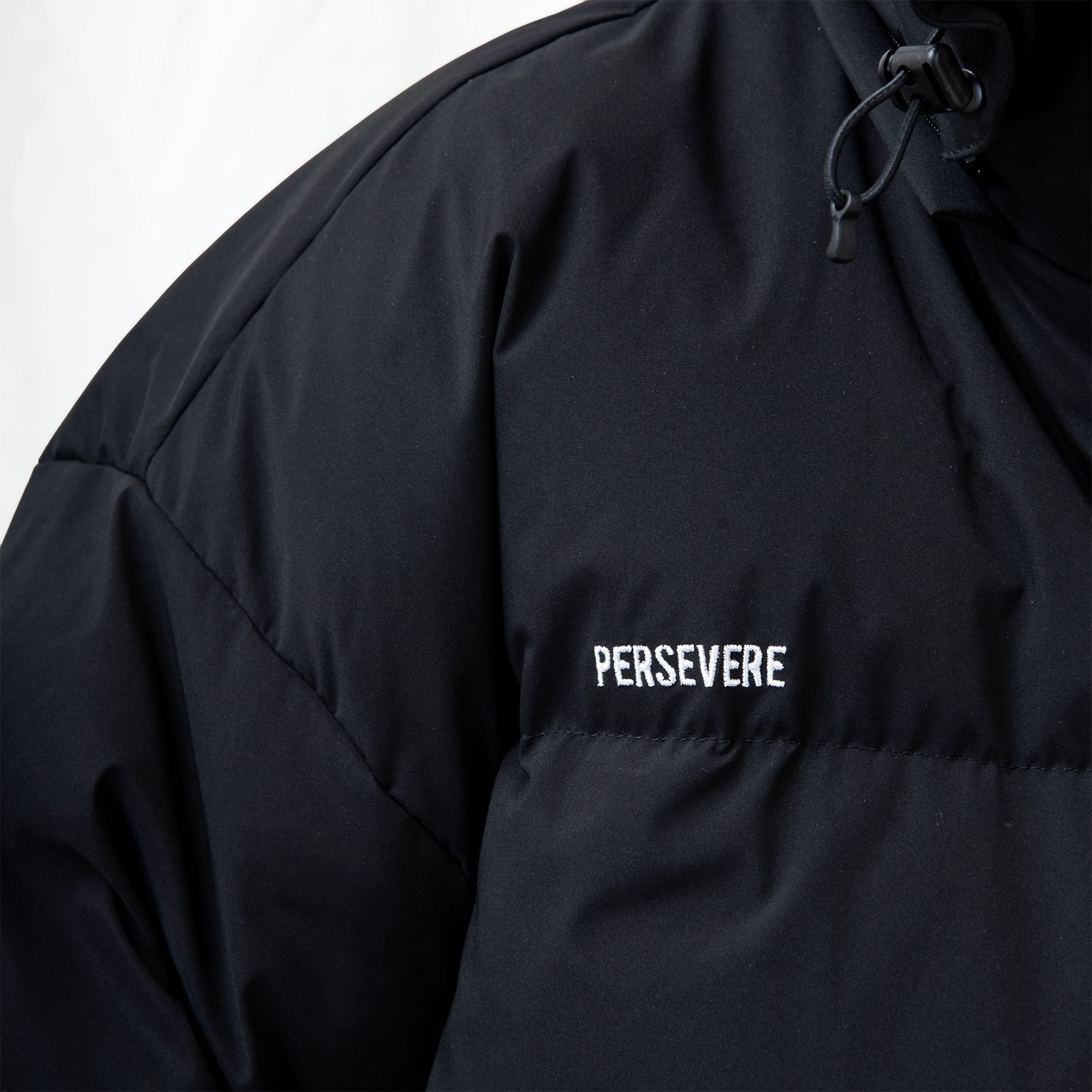water-repellent down jacket/ ブラック