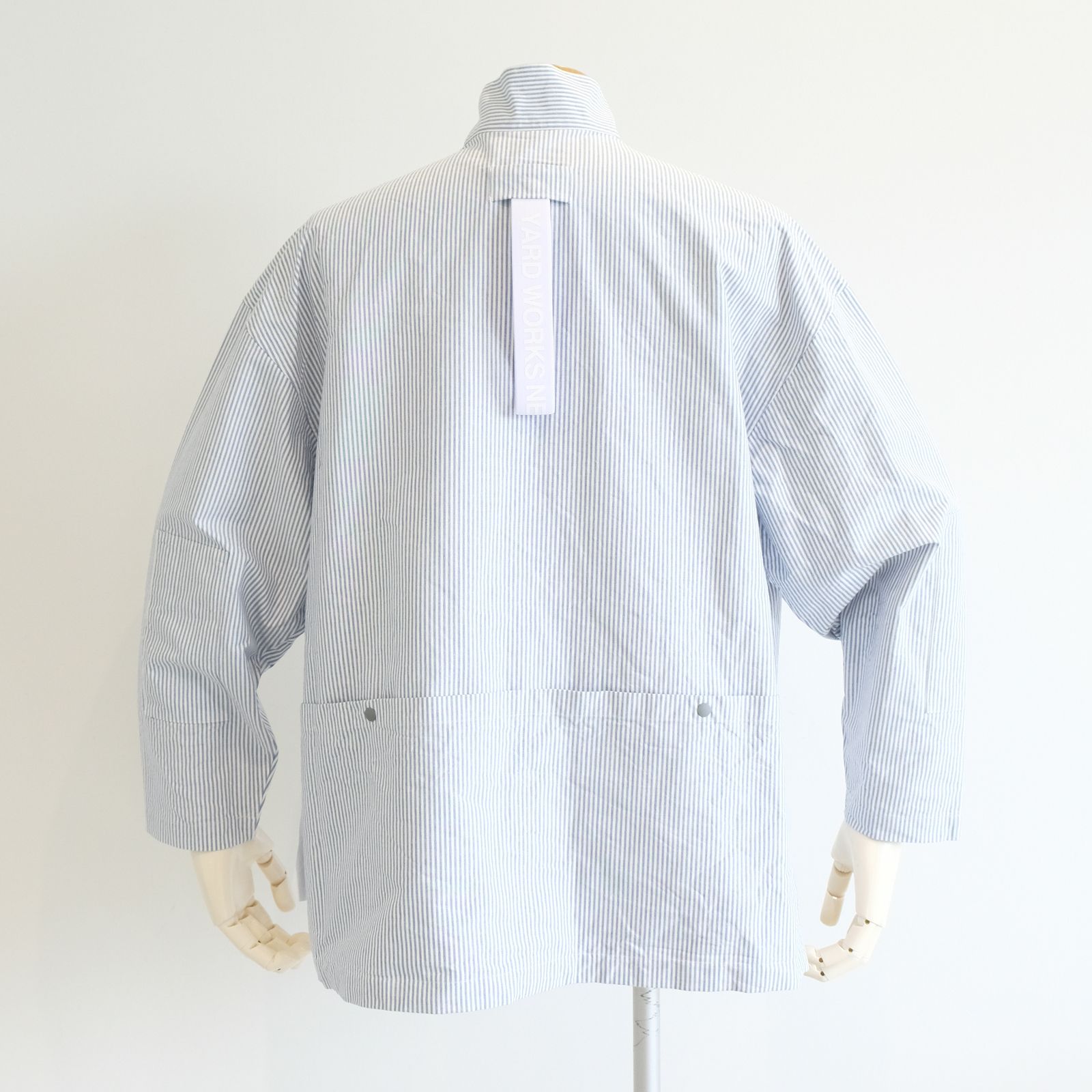 [ラスト1点 L-XL] グッドネイバーズシャツ×YARD WORKS】ヘビーオックス バンドカラーガーデニングシャツ / kei yard shirt