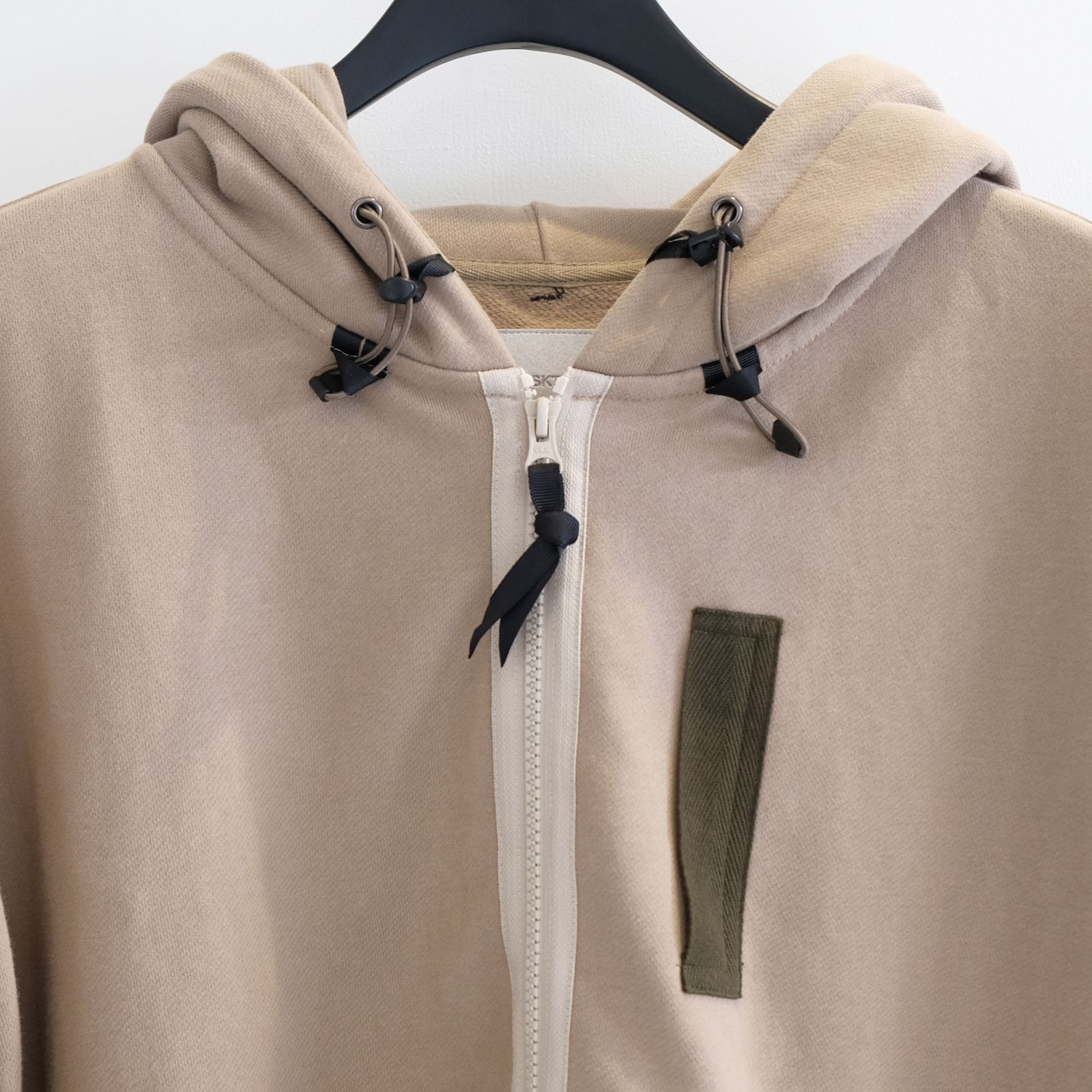 【ラスト1点 L】Zipper Hoodie / カーキ