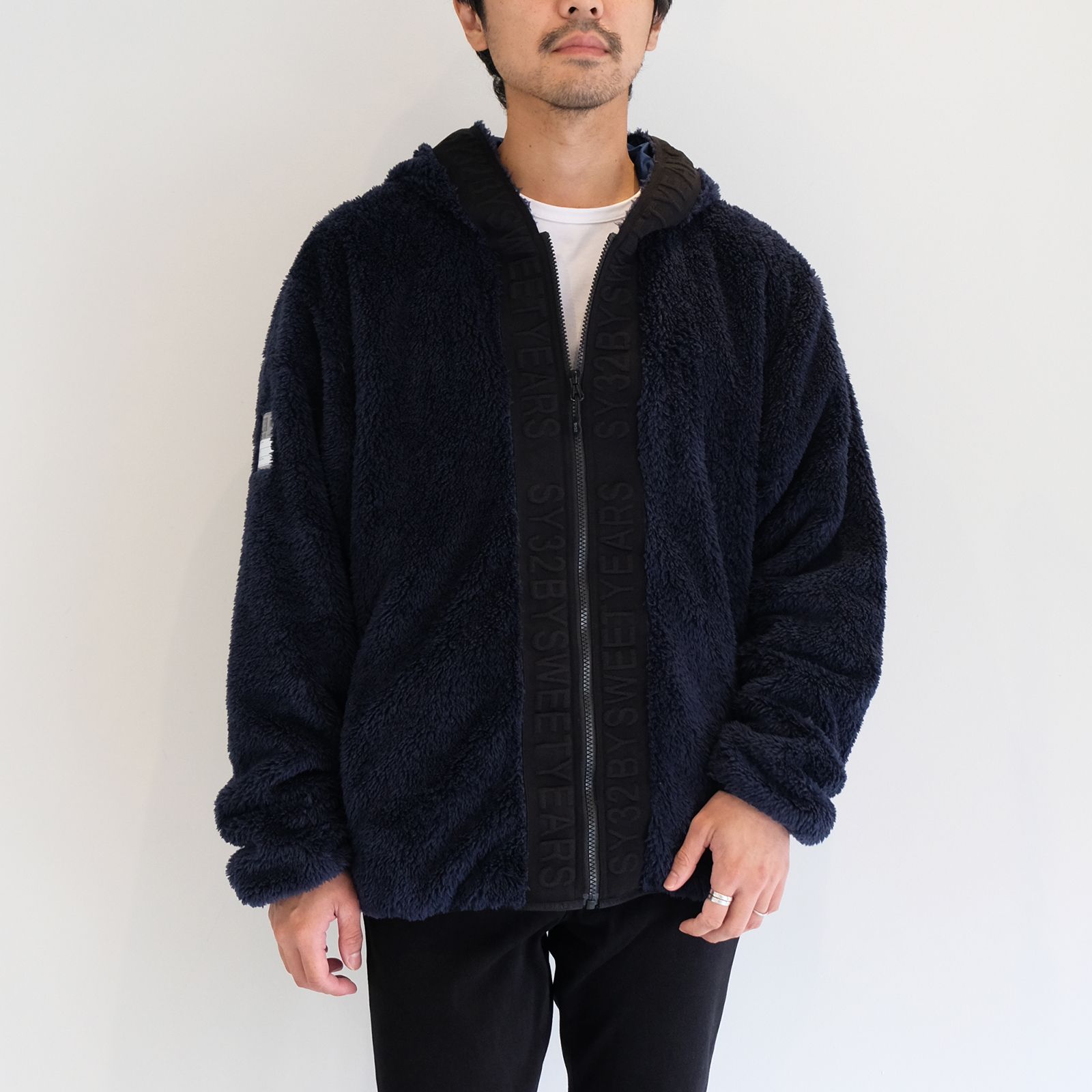 新作SY32 by SWEET YEARS boa fleece jacket-