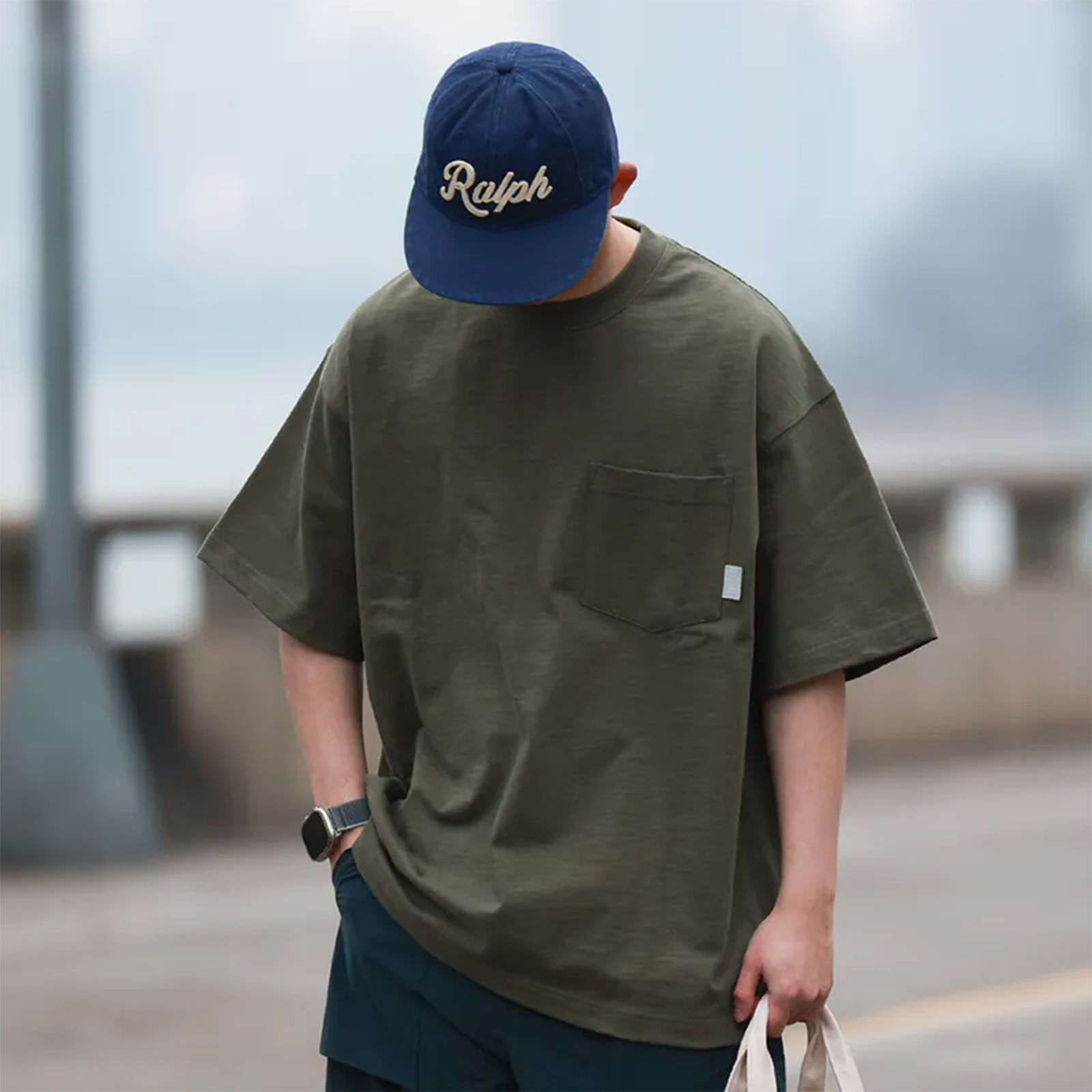 Slub Basic Tee / グリーン