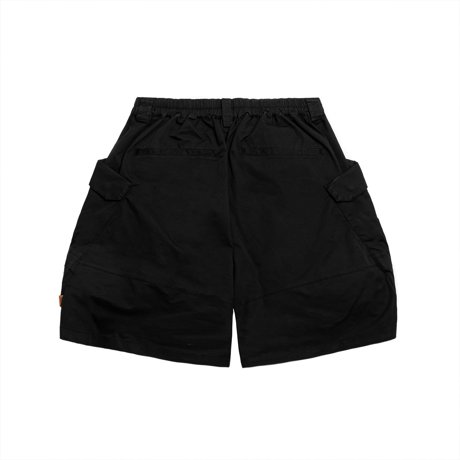 【ラスト1点 M 】washed multi-pocket cargo shorts / ブラック