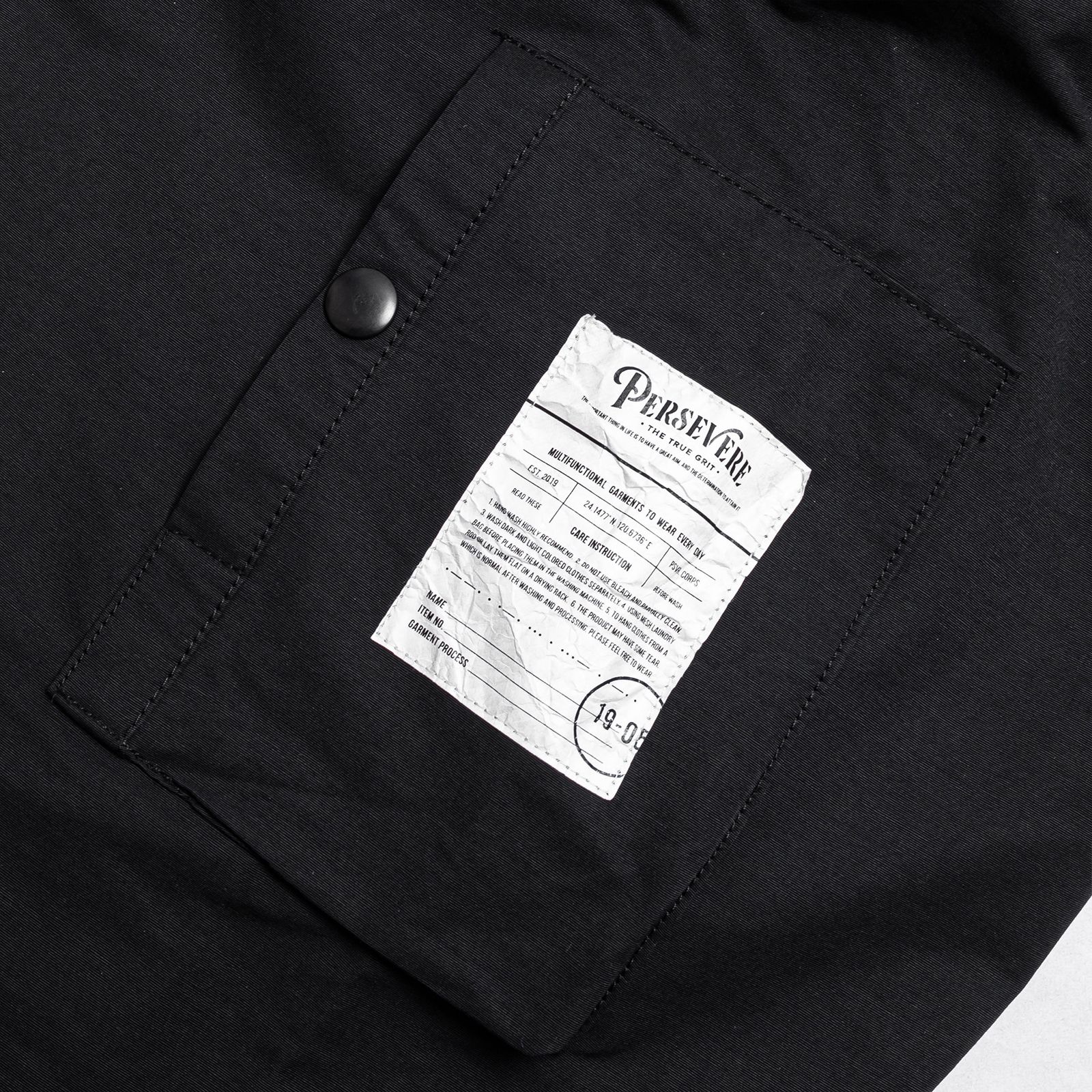【ラスト1点 XL】utility ma-1 jacket / ブラック