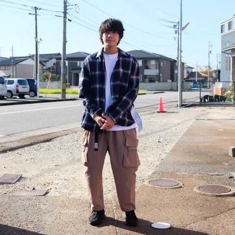 【2023.11.3(fri) 】フランネルを使用した定番カジュアルコーデを現代らしく
