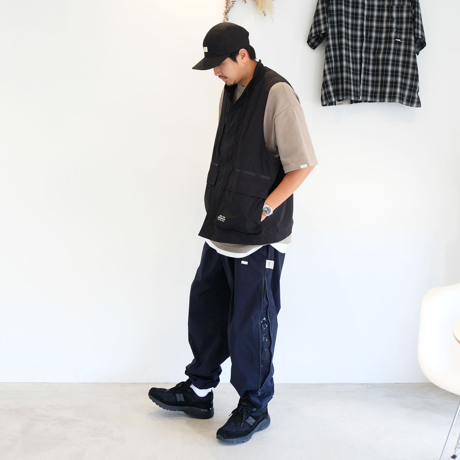 ミリタリーとスポーティーなエッセンスをストリートに