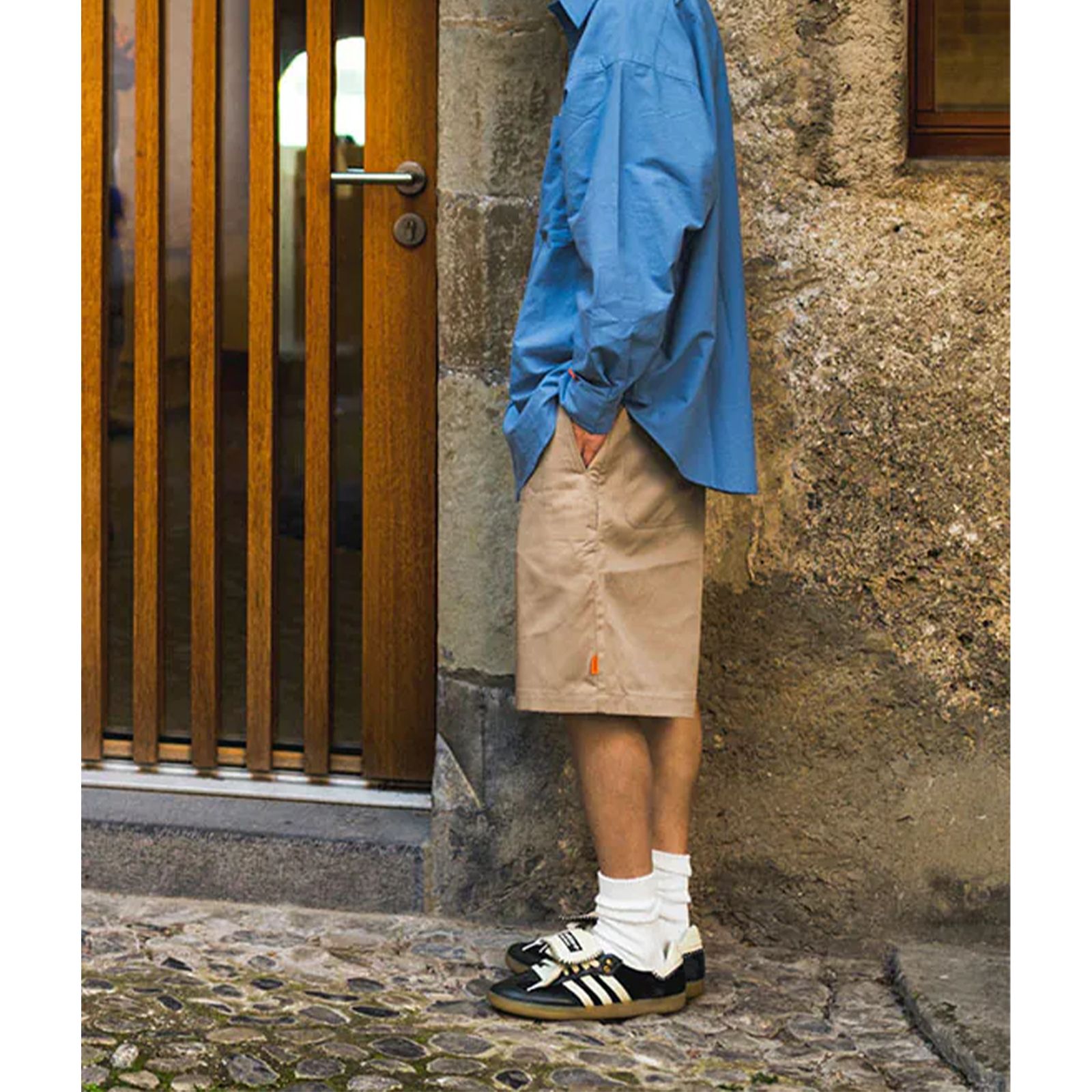 【ラスト1点 3 】WIDE CHINO SHORTS / ベージュ
