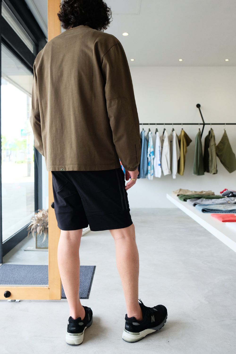 ロンTEEとショーツのバランスがオススメです◎