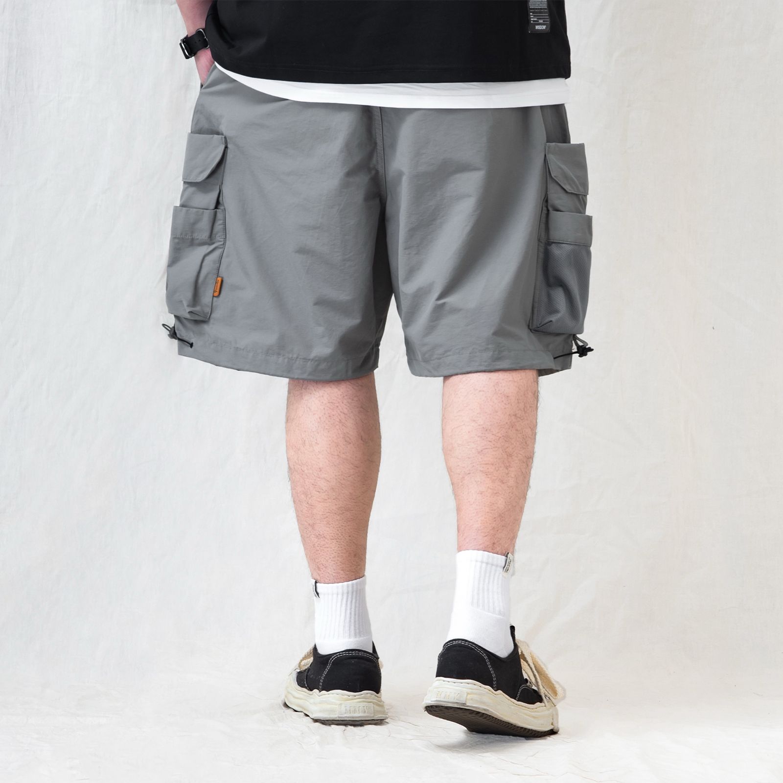 【ラスト1点 M 】water-repellent functional cargo shorts / ライトグレー