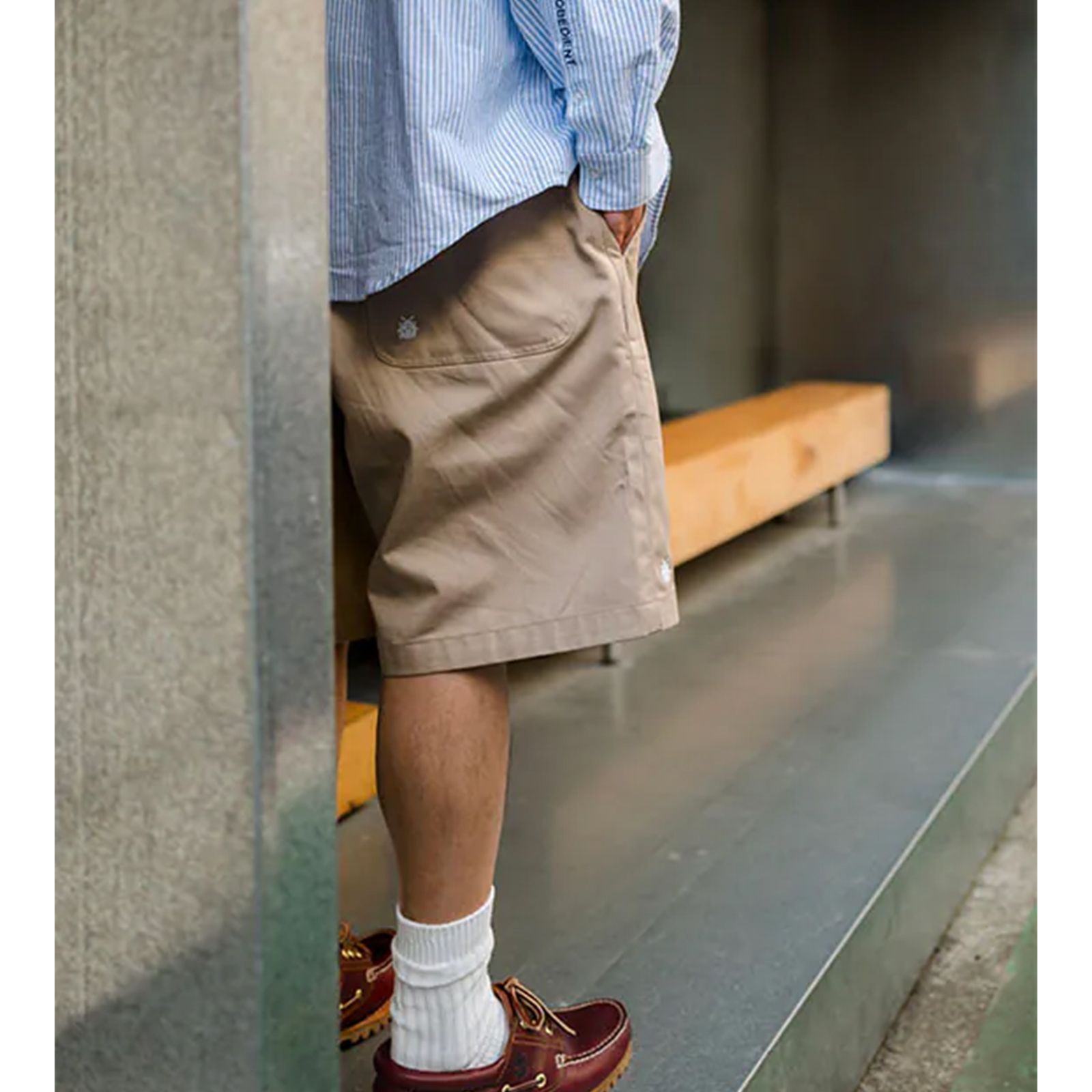 【ラスト1点 3 】WIDE CHINO SHORTS / ベージュ