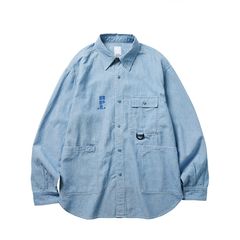 【ラスト1点 L】r.p.l chambray shirt / ブルー