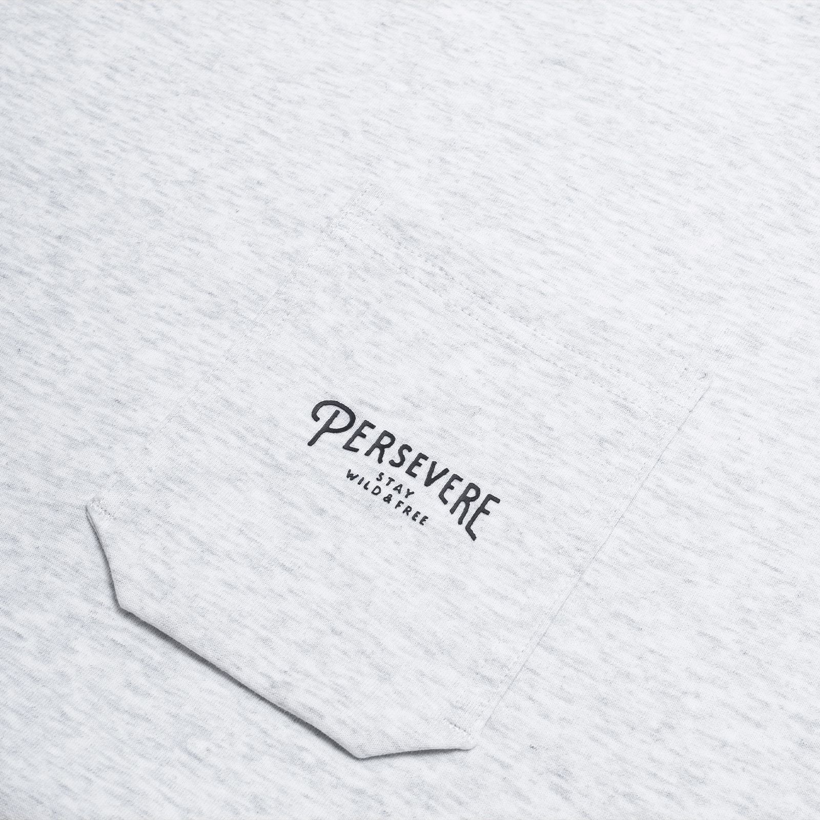 【ラスト1点 S 】hexagonal pocket classic t-shirt / ヘザーホワイト