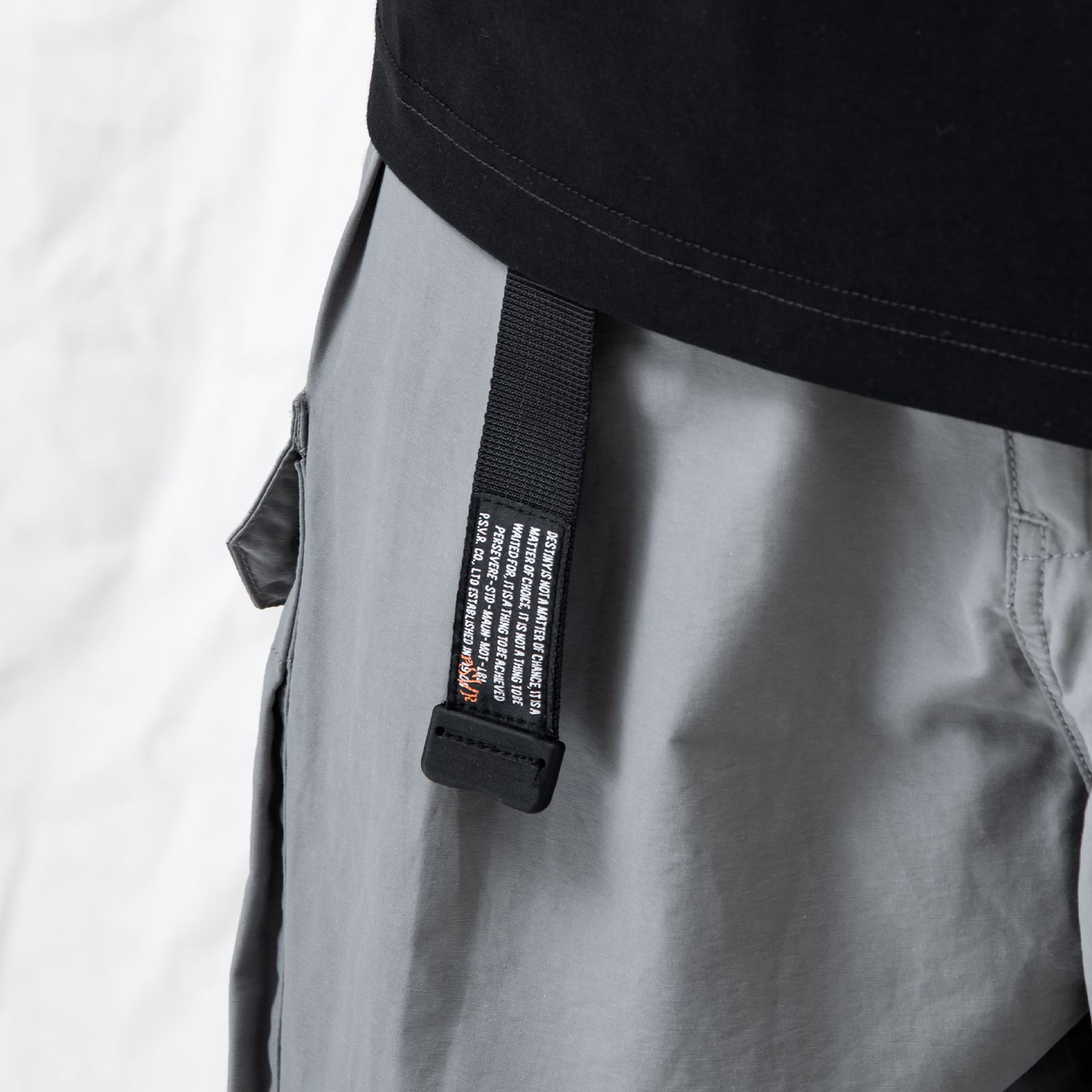 【ラスト1点 M 】water-repellent functional cargo shorts / ライトグレー