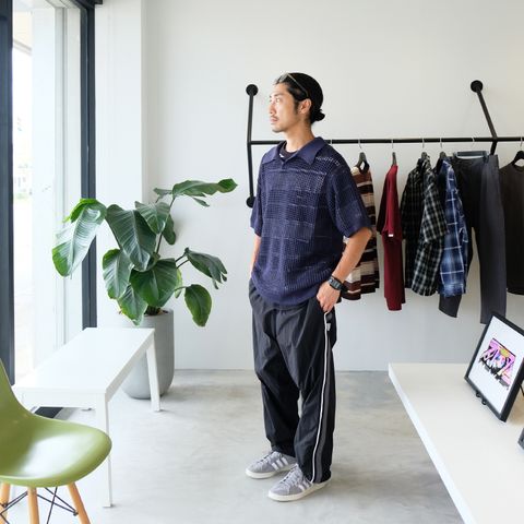 4PMのメッシュポロをメインに