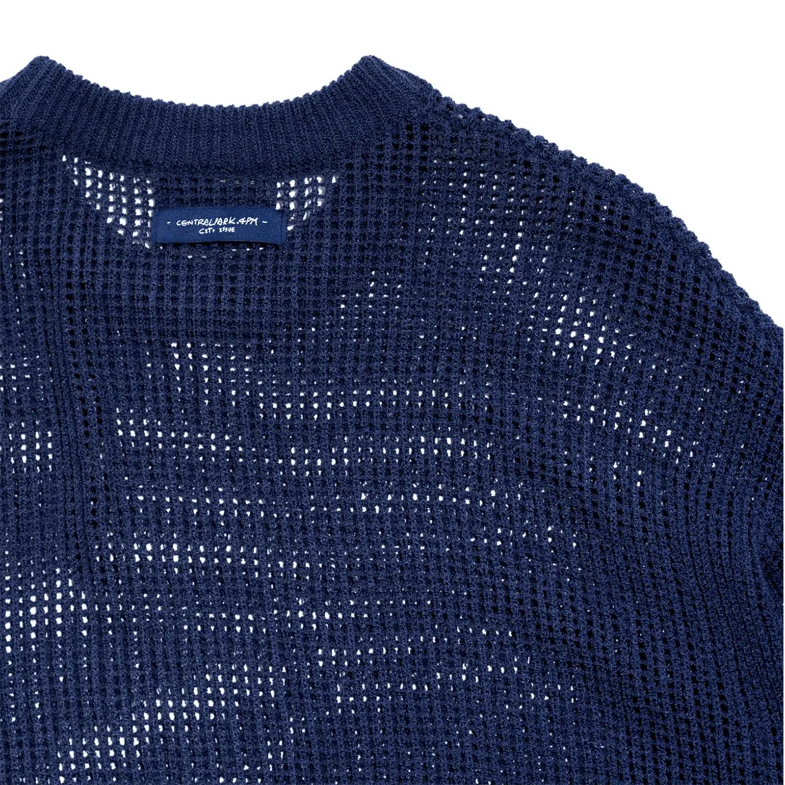 【ラスト1点 2 】Crew Neck Knit / シティーブルー