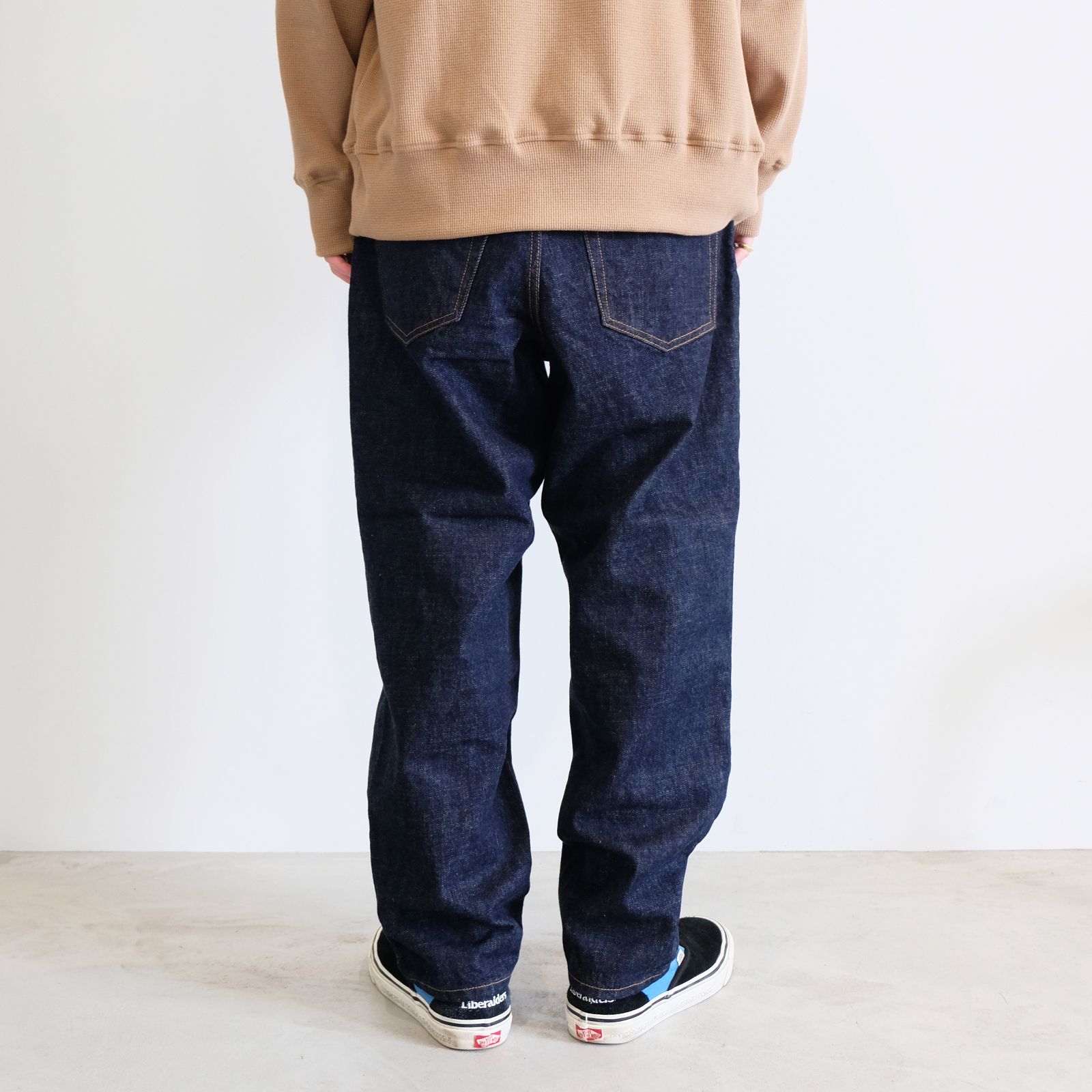 CALEE - 【ラスト1点 32 】Vintage reproduct wide silhouette denim 