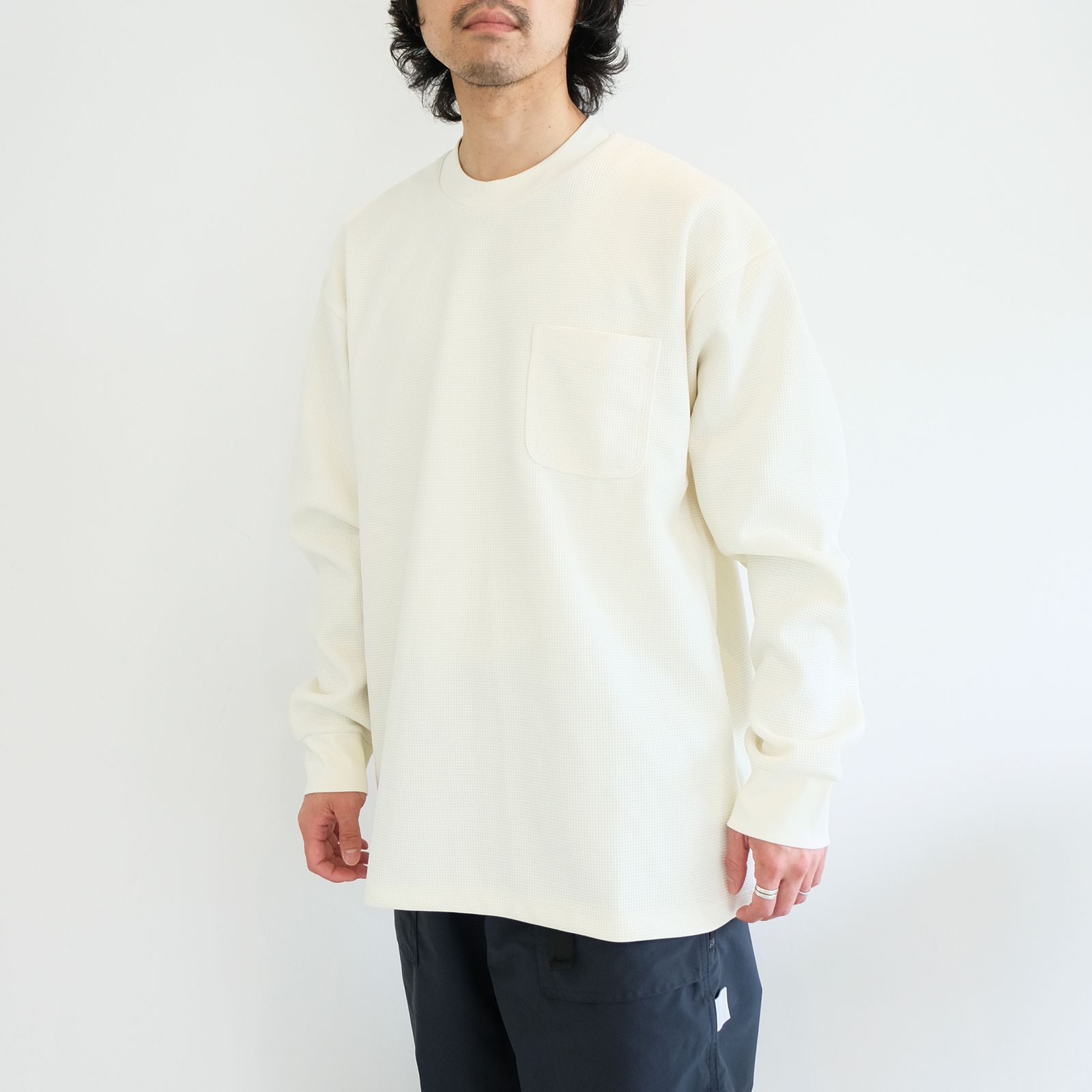 【ラスト1点 1 】Heavy Pocket L/S Tee / ホワイト