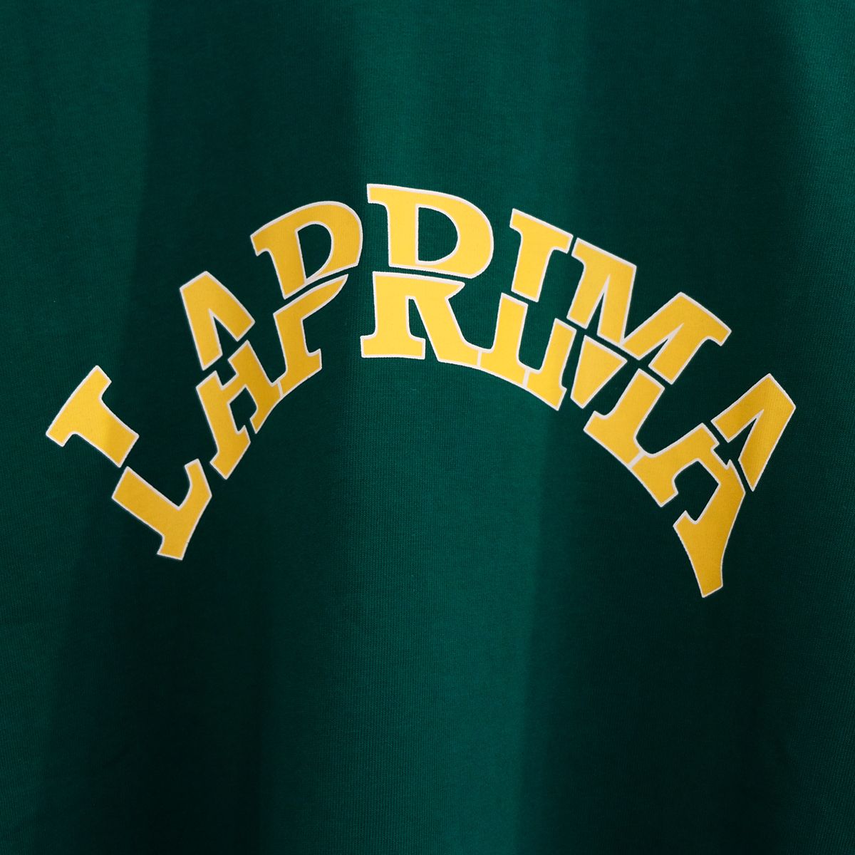 【ラスト1点 L 】university font crewneck tee / グリーン