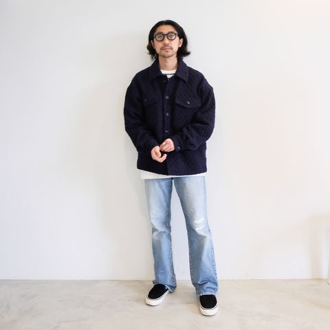海の匂いも感じさせるCPOジャケットスタイル