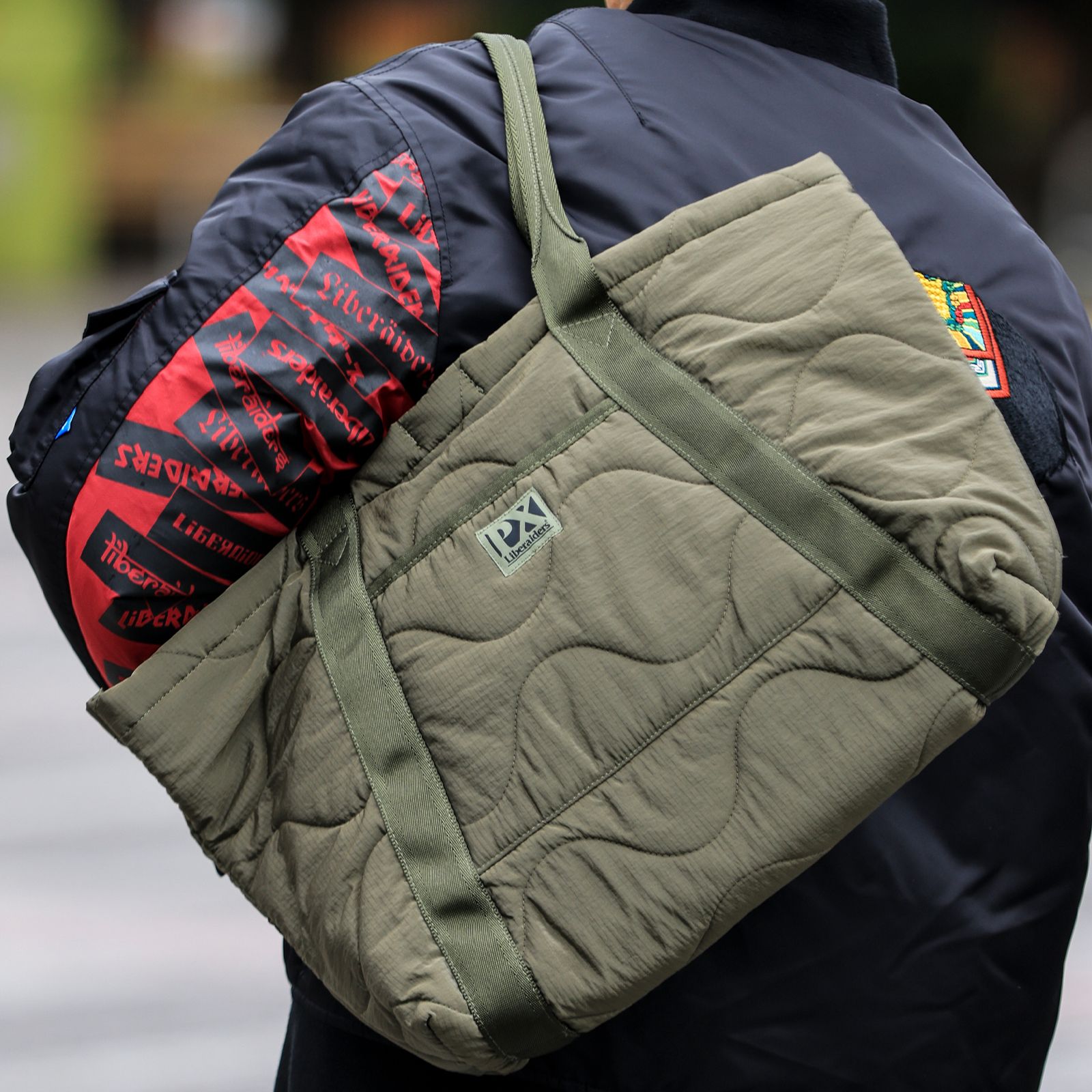 【ラスト1点】liberaiders px quilted tote / オリーブ
