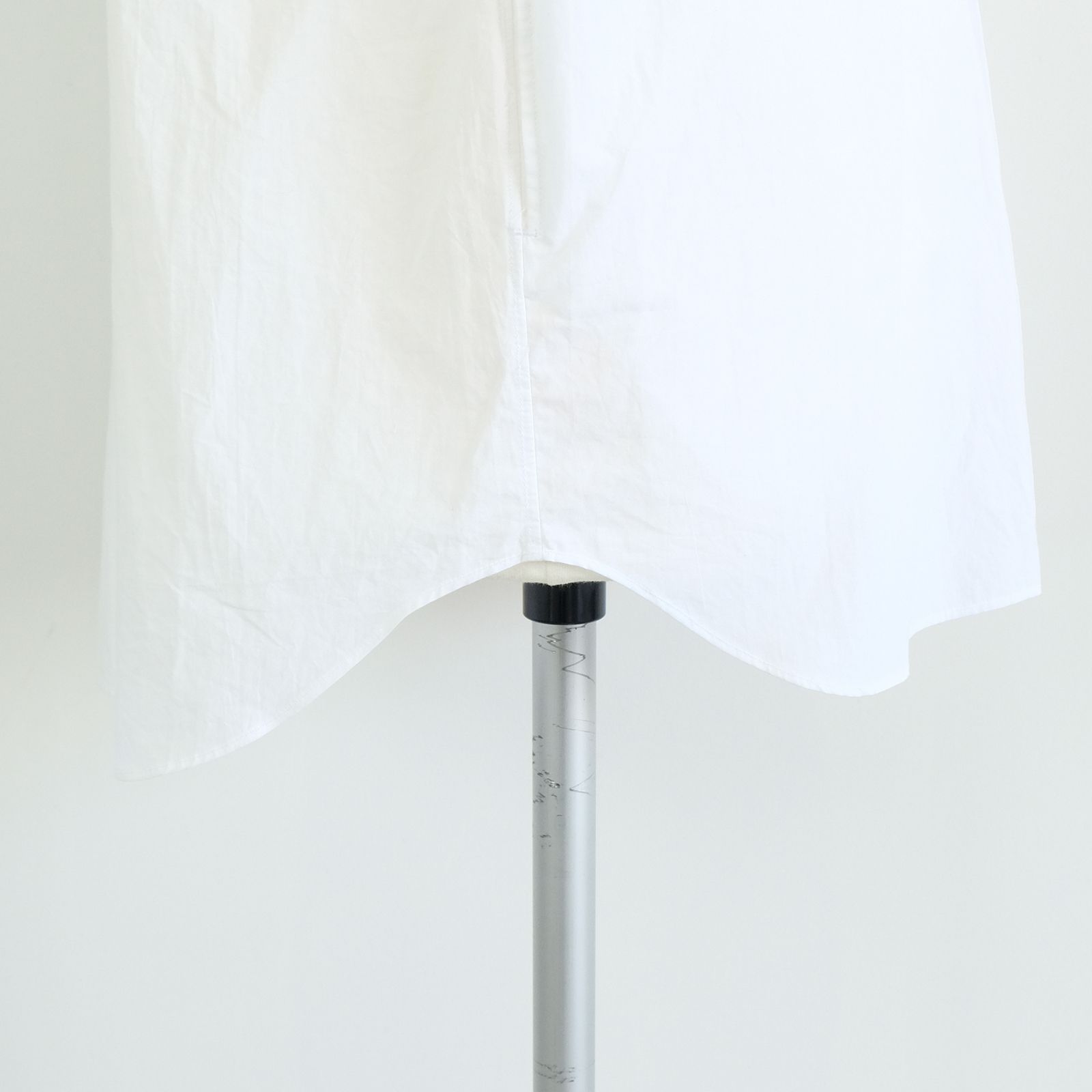 [ラスト1点 M ] コットンブロード ワイドシルエットシャツ / noel regular collar shirts / ホワイト