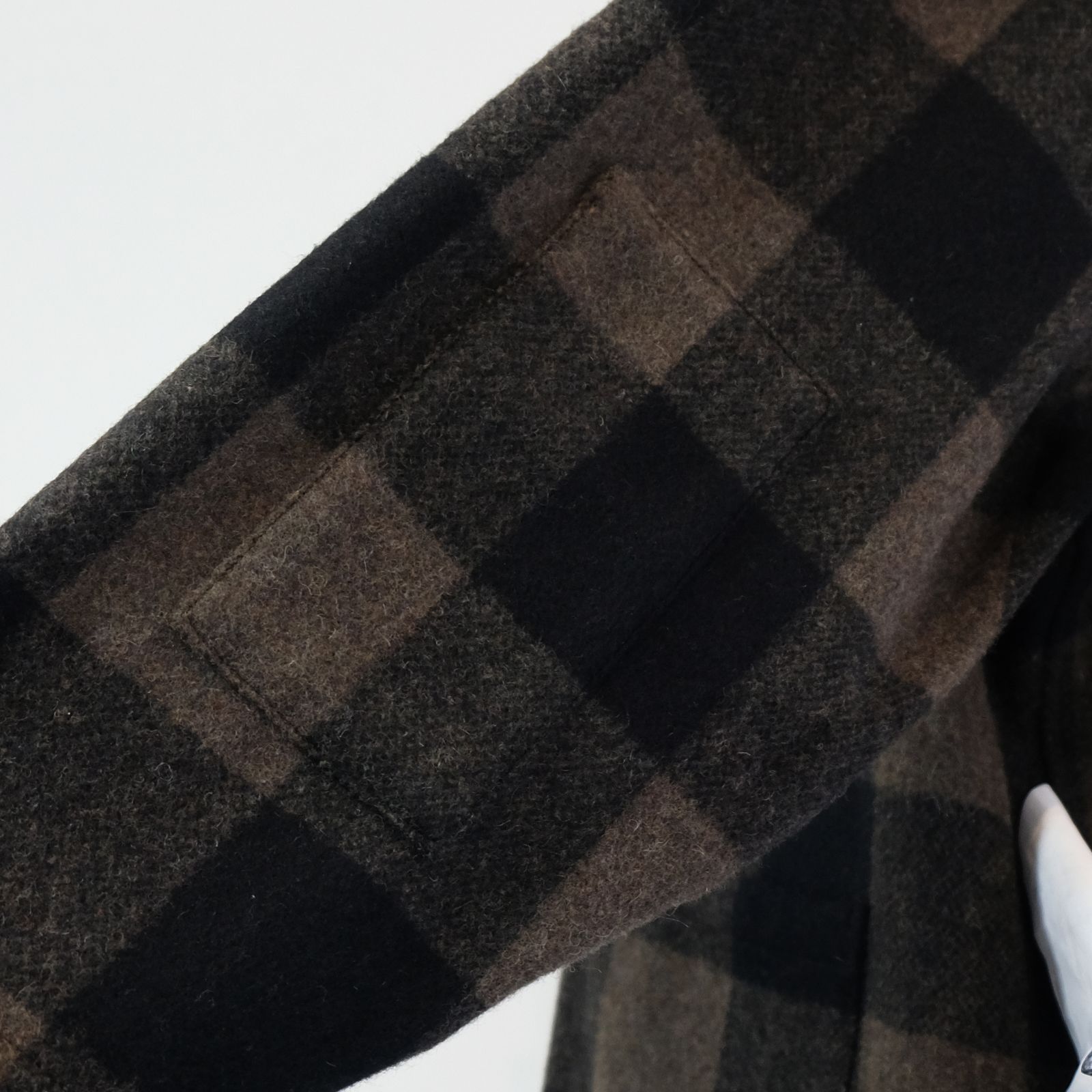 [ラスト1点]【グッドネイバーズシャツ×YARD WORKS】jasper wool yard shirt jacket / カーキチェック