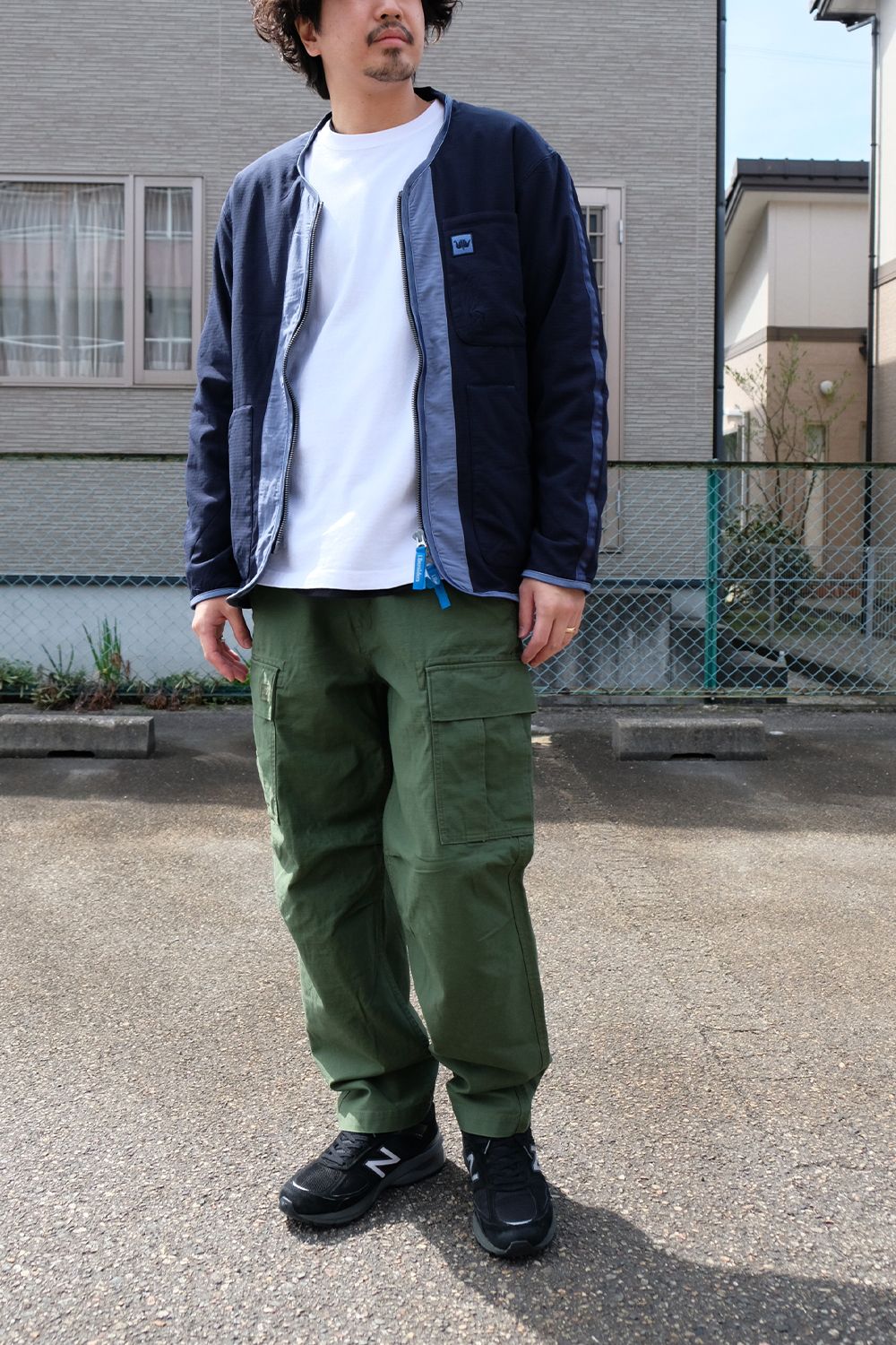 軍物合わせでタウンユースに着こなす