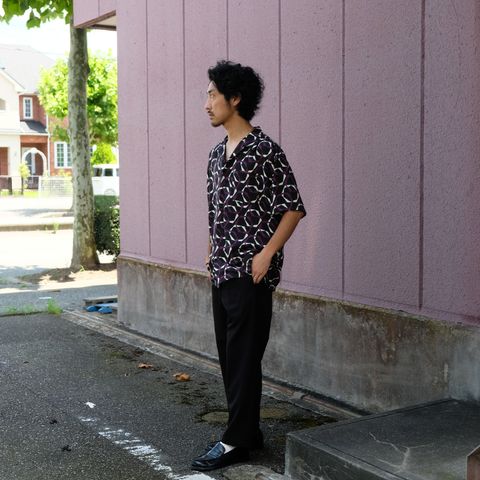 【2023.7.16(Sun) 】大人の男好みな不良っぽさを品良く着こなす夏の柄シャツコーデ