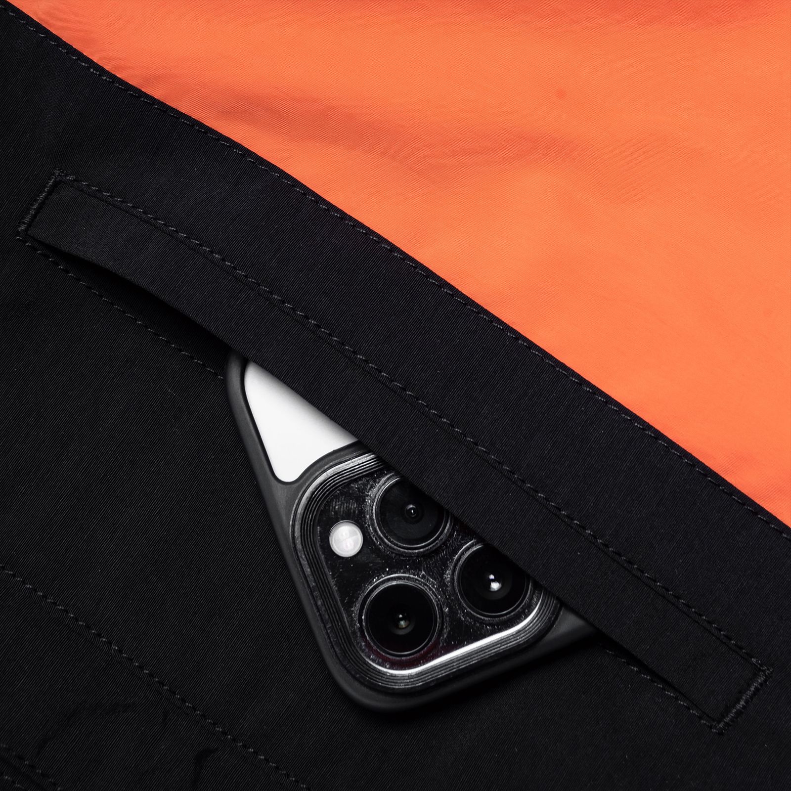 【ラスト1点 XL 】water-repellent multi-pocket utility jacket / ブラック