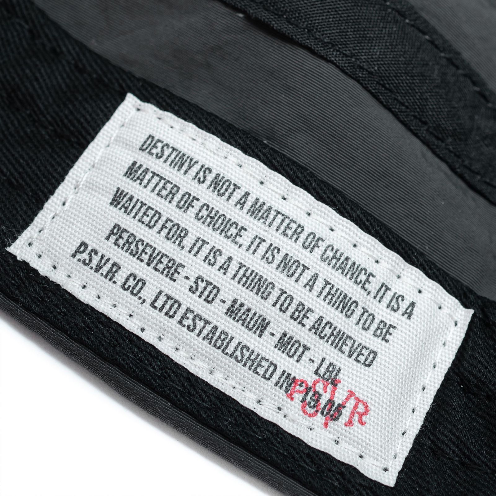 spliced 5-panel water-repellent nylon cap