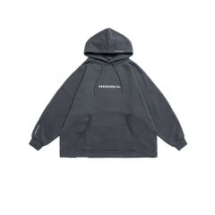 【ラスト1点 L 】brand logo classic washed hoodie / チャコールブラック