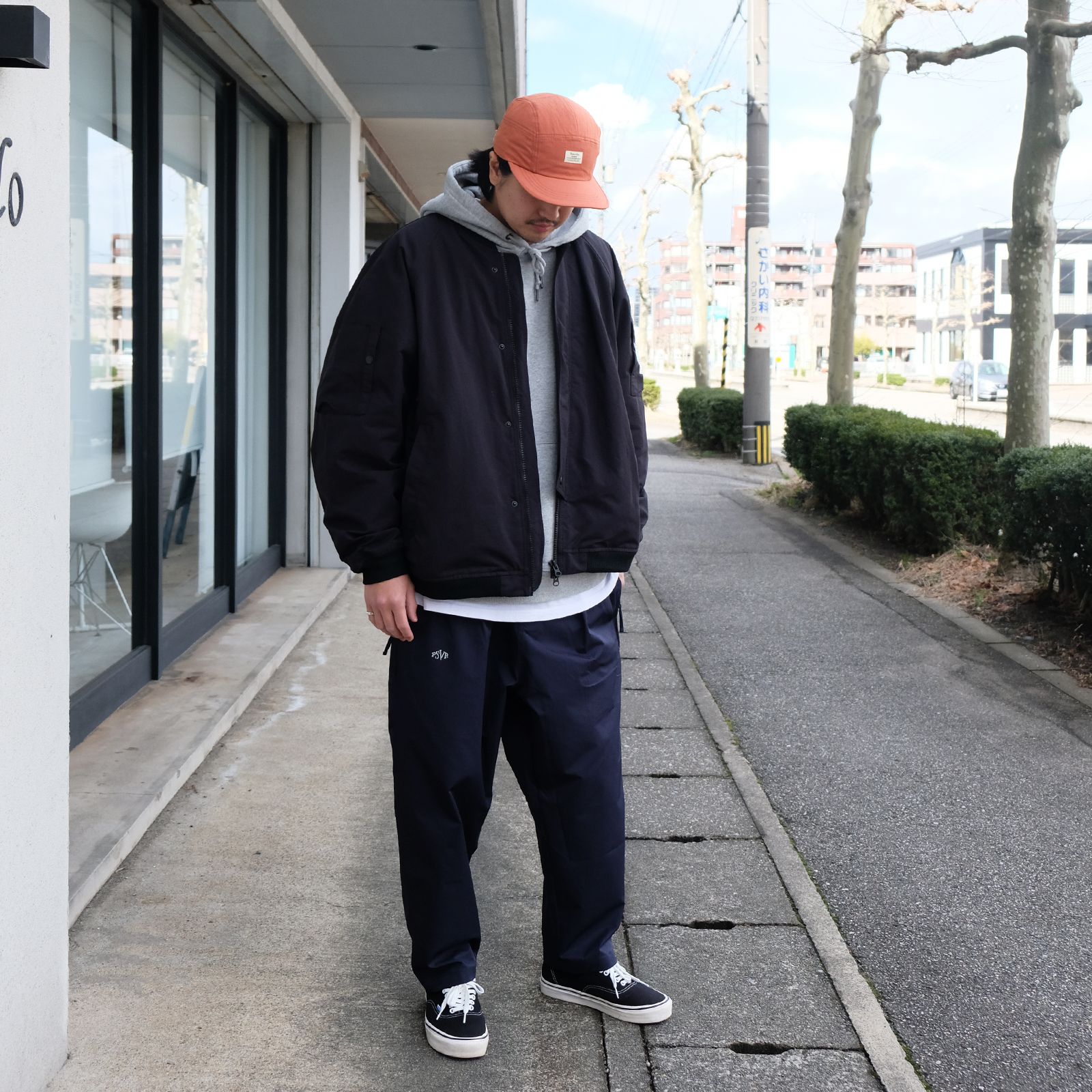 フライトジャケットをメインにタウンユースな雰囲気で