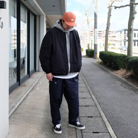 フライトジャケットをメインにタウンユースな雰囲気で