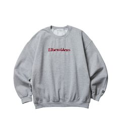 【ラスト1点 XL】embroidery crewneck / グレー