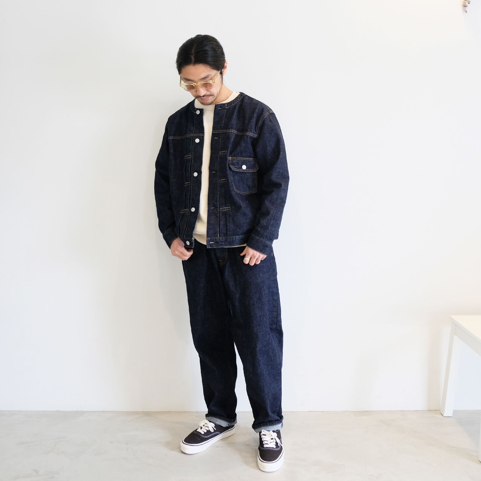 CALEEのデニムをセットアップで