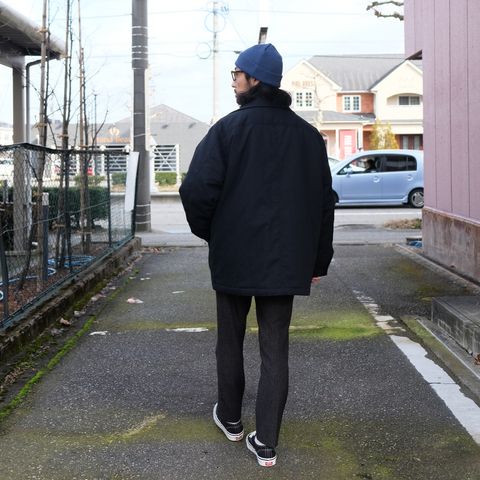大人のカジュアルスタイルを意識しつつも決めすぎないコートスタイル